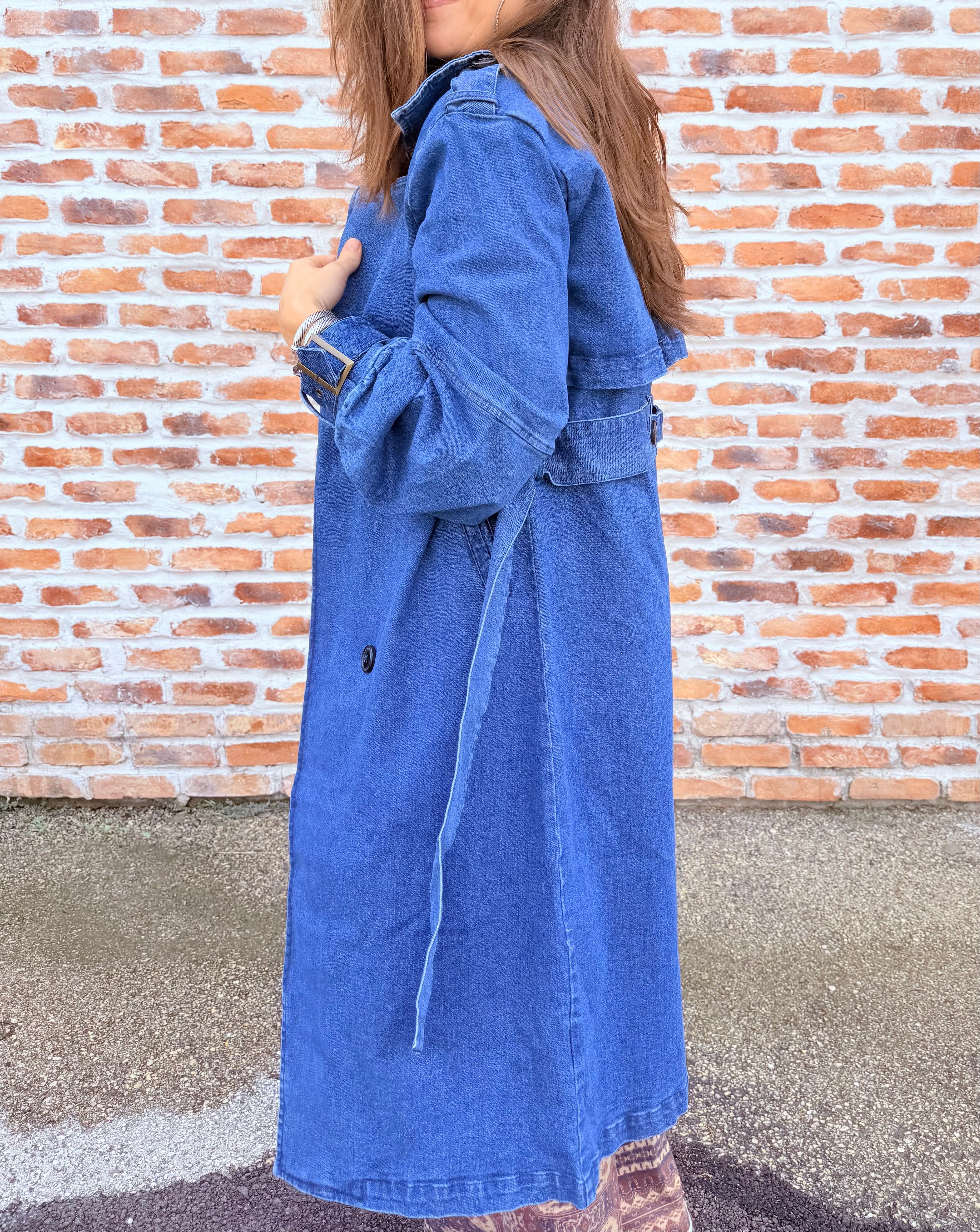Denim Trench Coat
