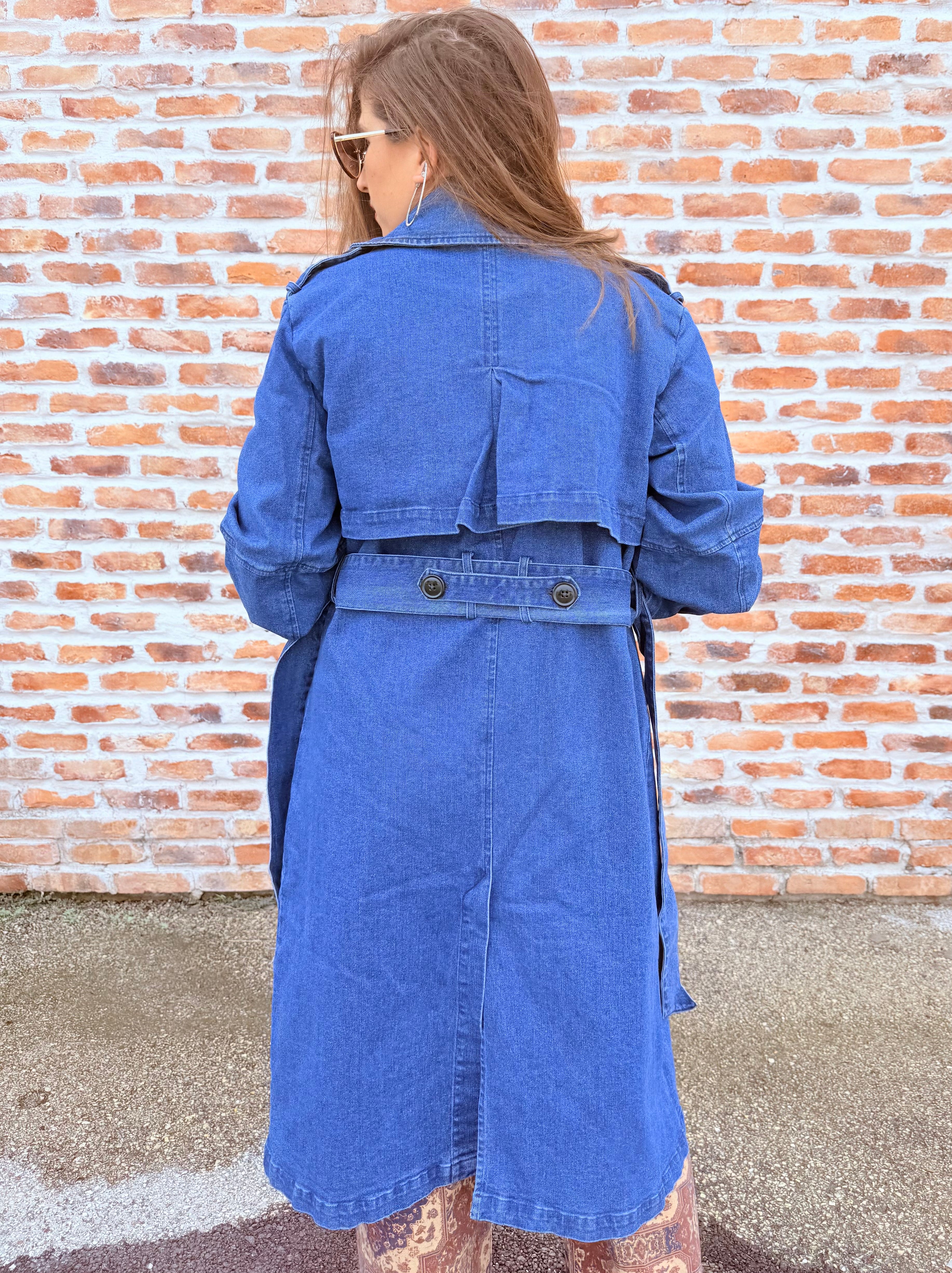Denim Trench Coat