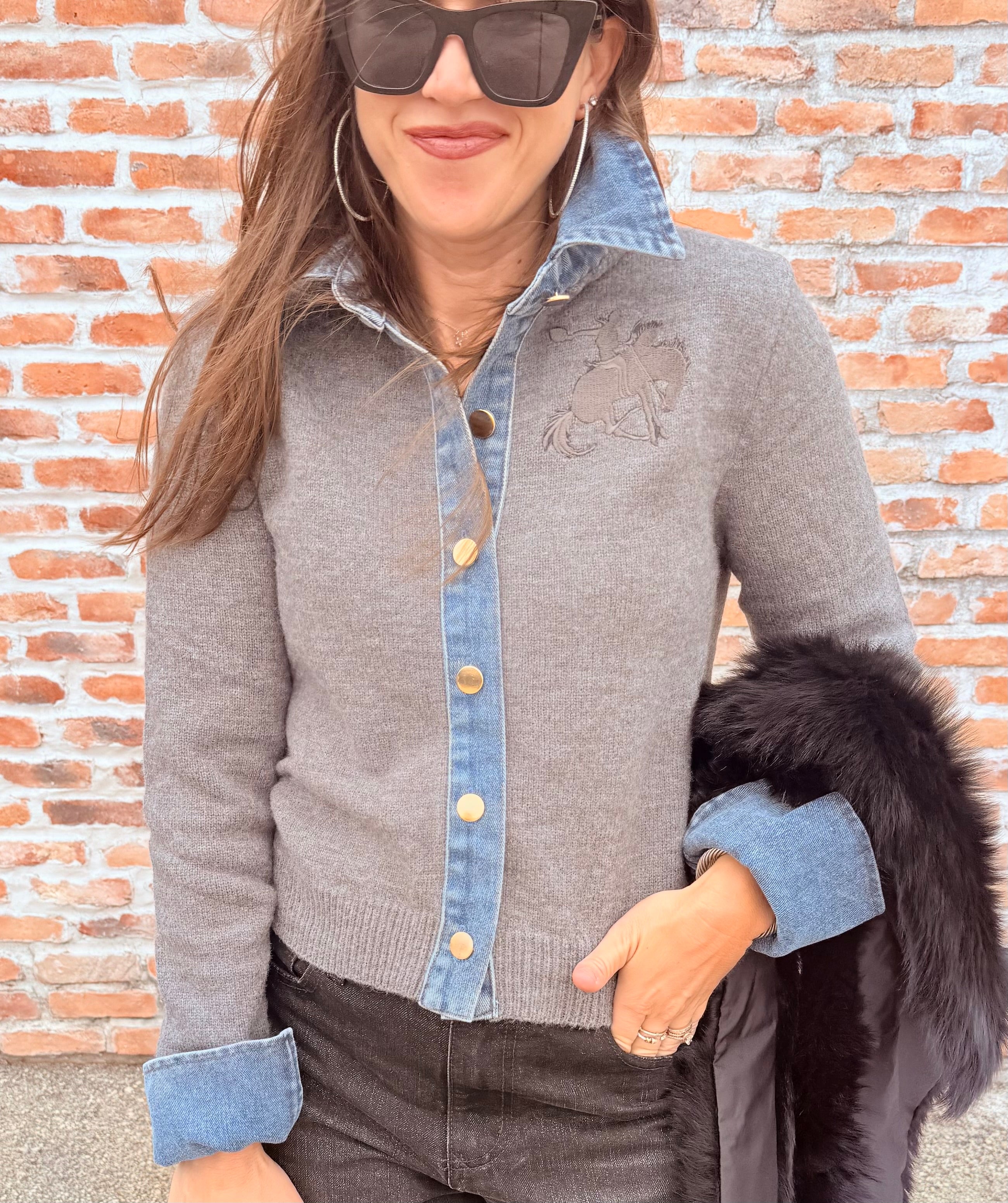 Mustang Molly Snap Cardigan