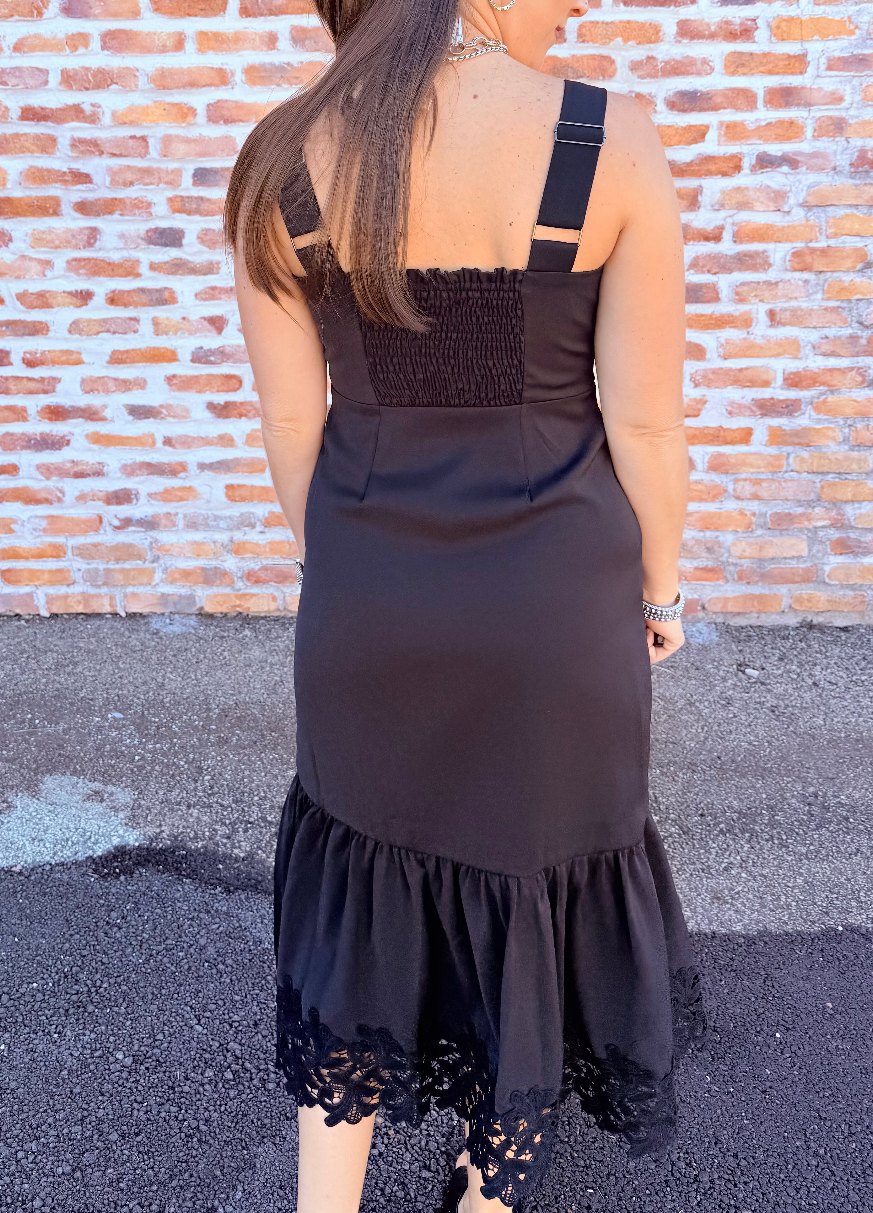 Davina Lace Midi Dress