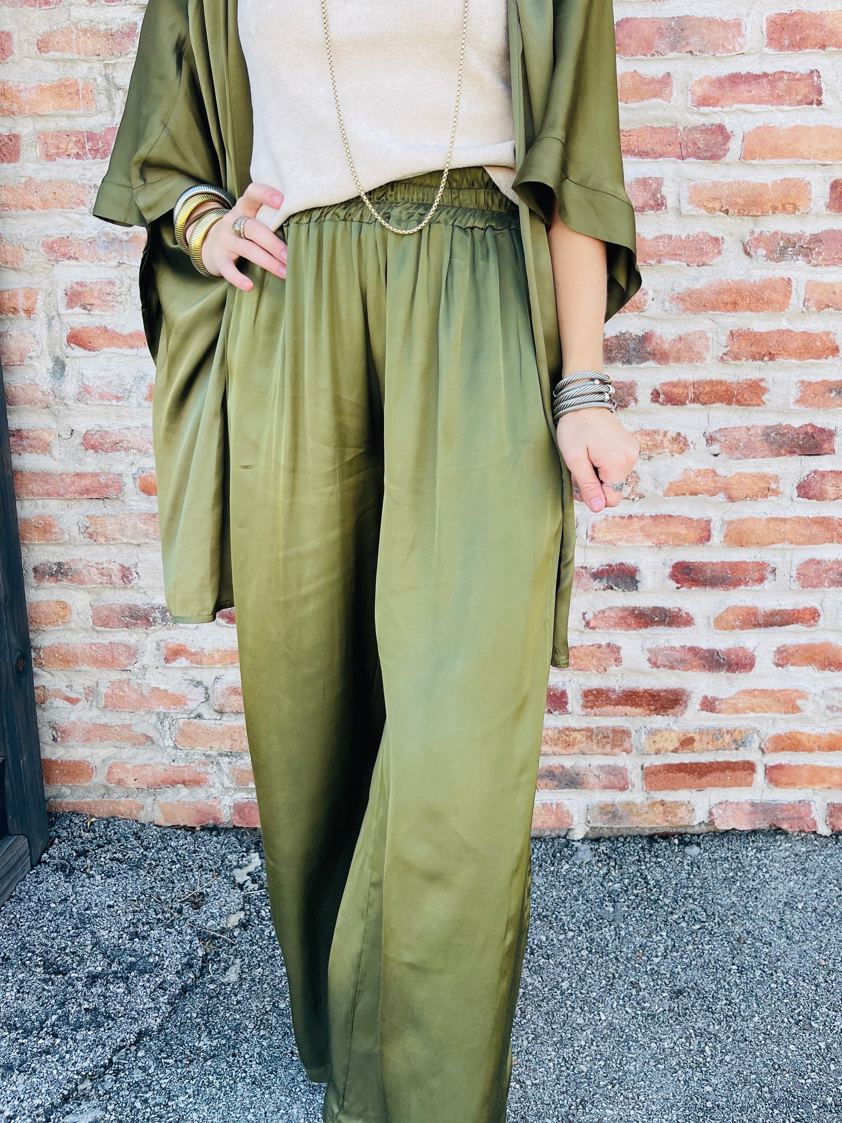 Amara Silk Pants