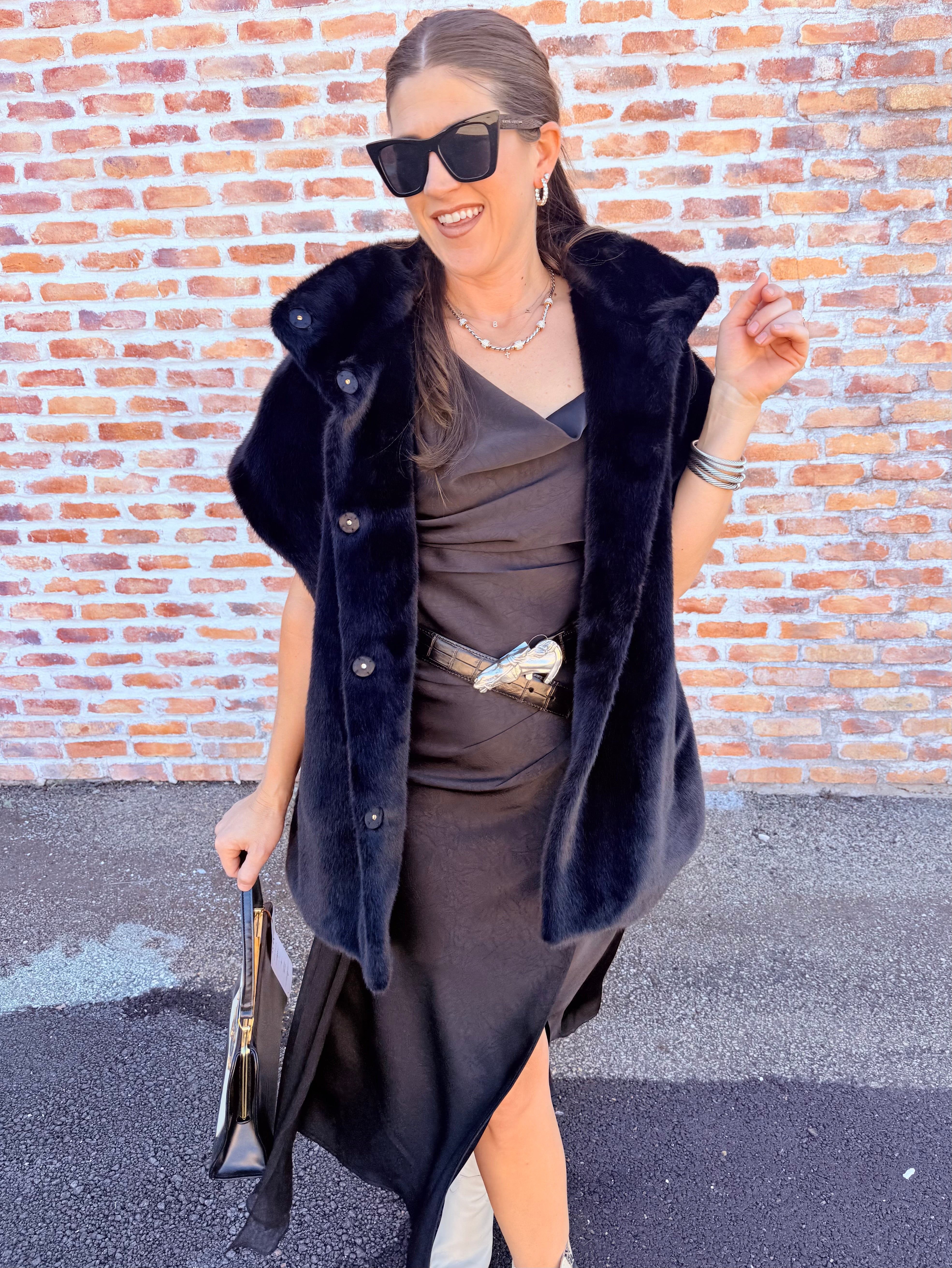 Selena Cowl Neck Midi Dress