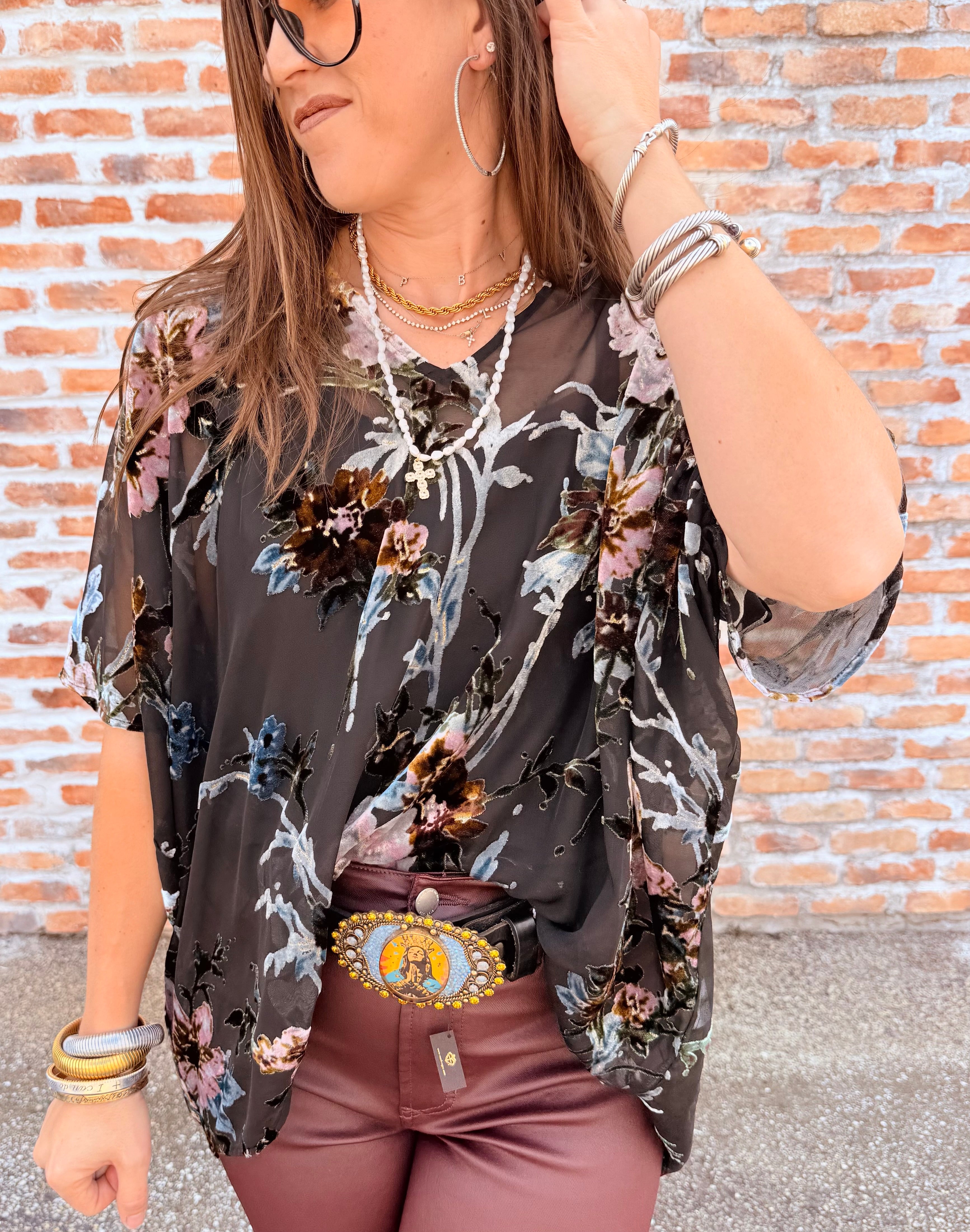 Kori Burnout Croft Poncho