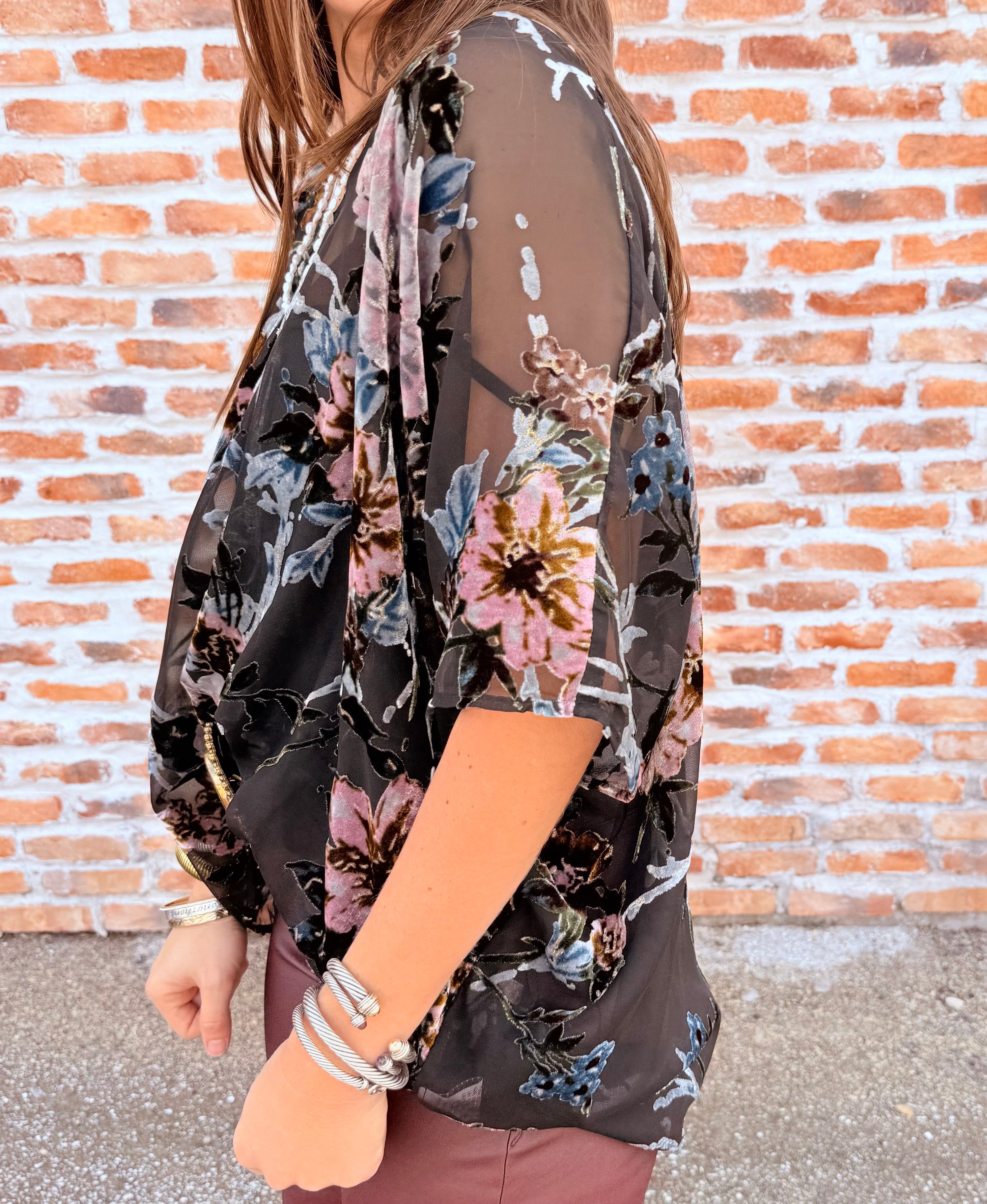 Kori Burnout Croft Poncho