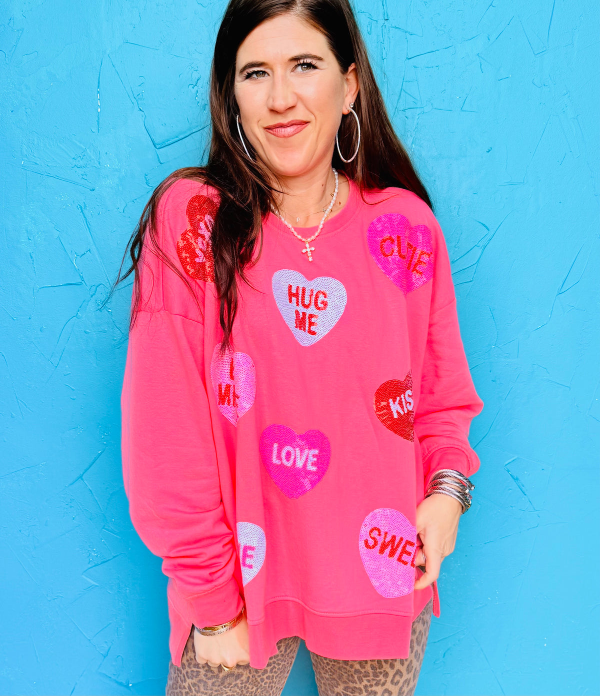 Valentine Sparkle Sweatshirt — Buck Fergeson Originals