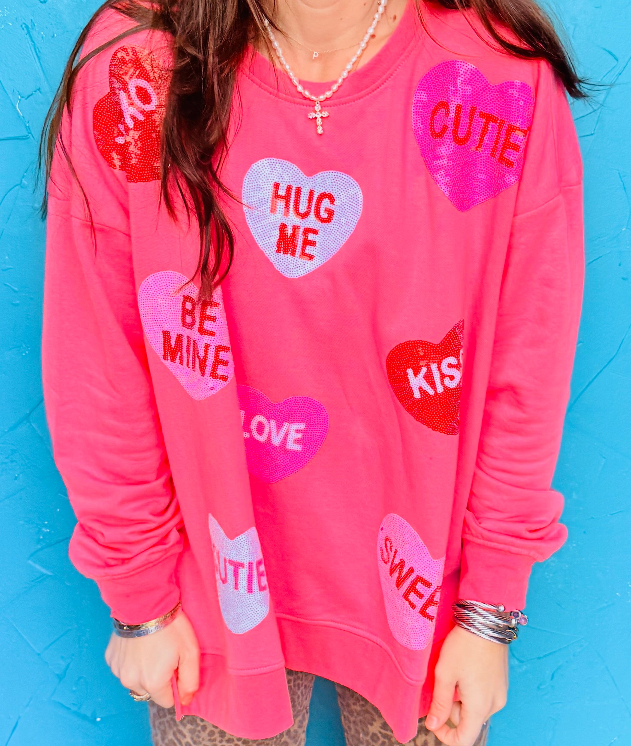 Valentine Sparkle Sweatshirt