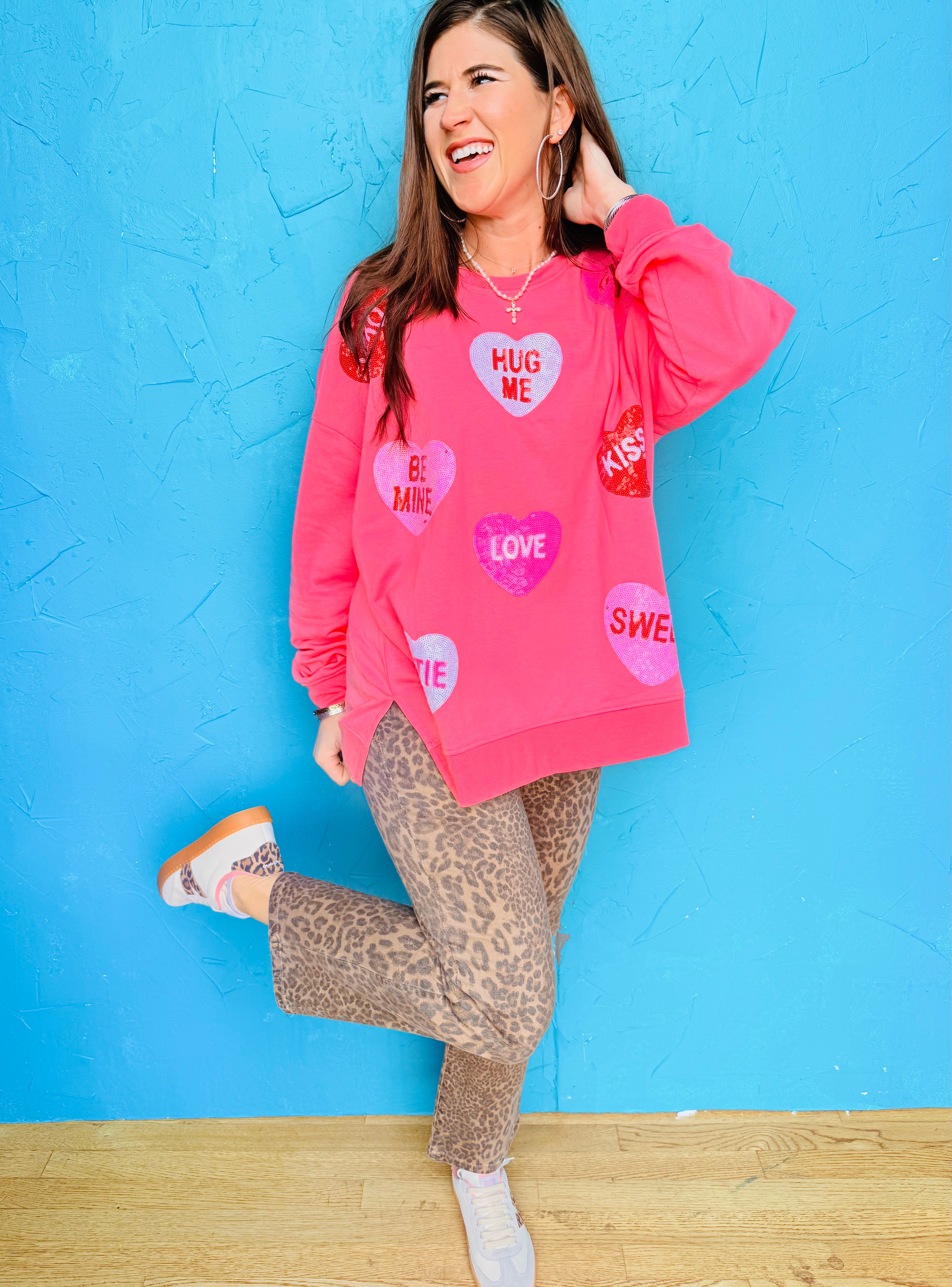 Valentine Sparkle Sweatshirt