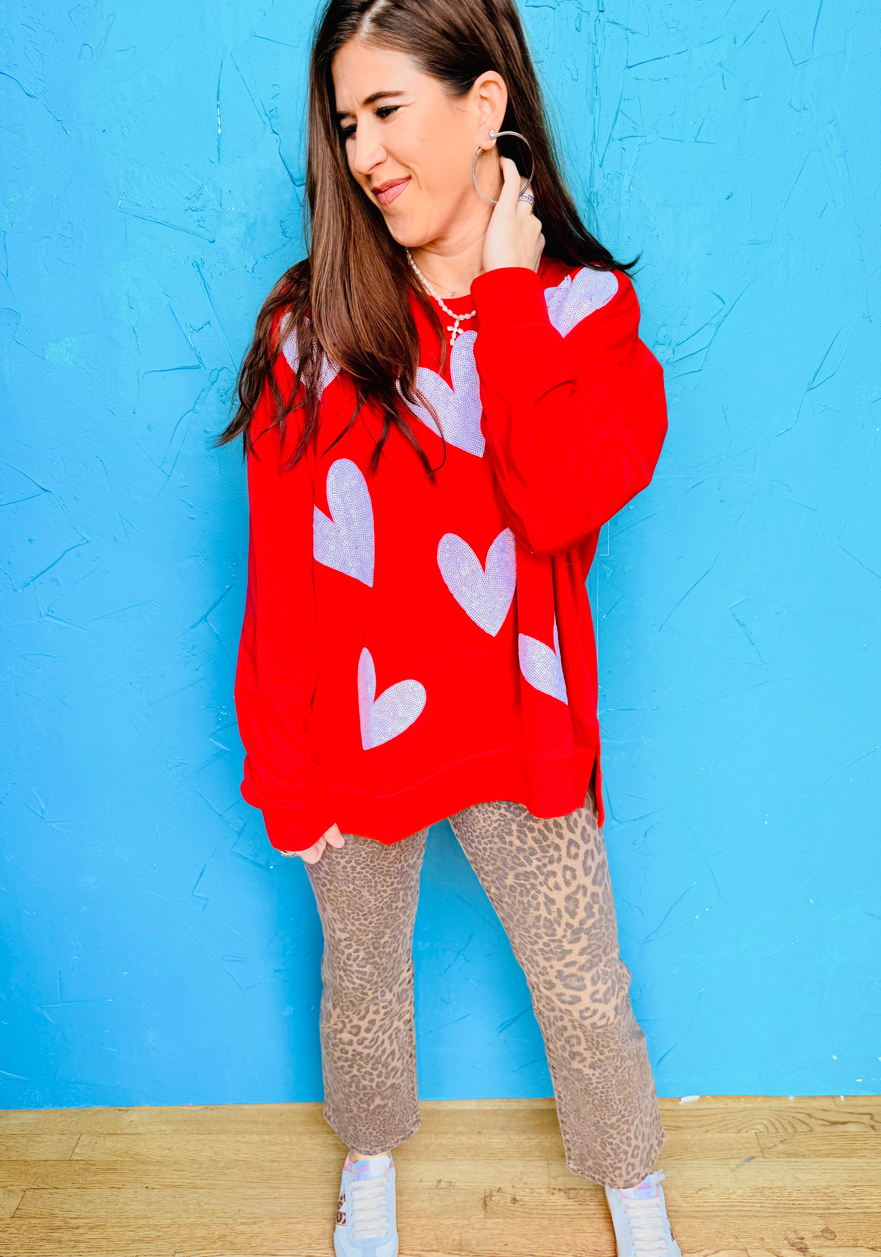 Valentine Sparkle Sweatshirt