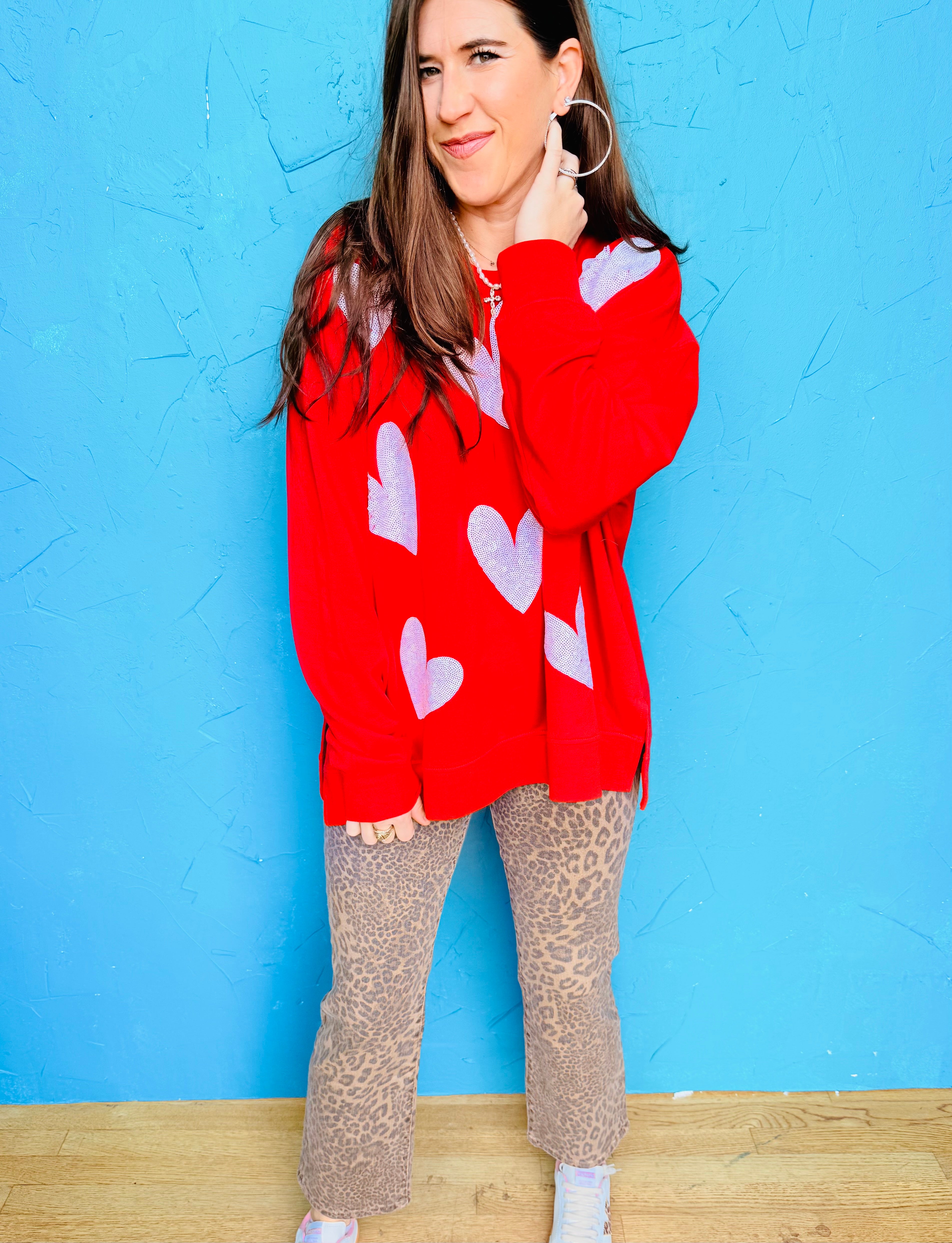 Valentine Sparkle Sweatshirt