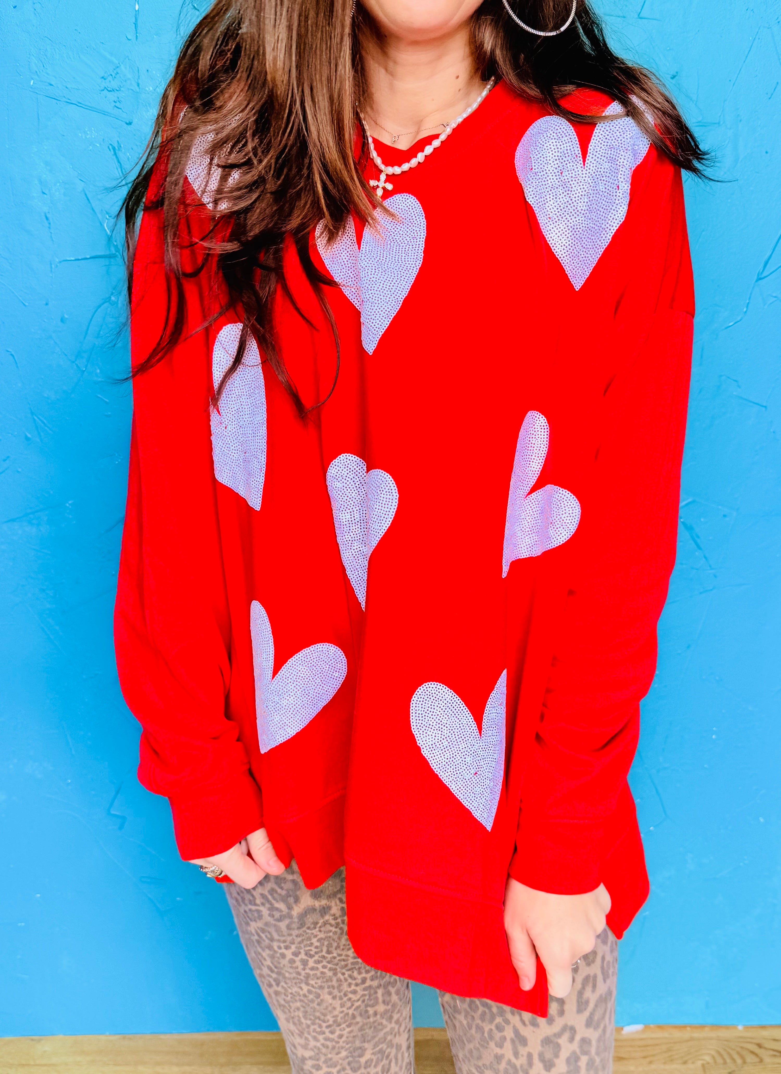 Valentine Sparkle Sweatshirt