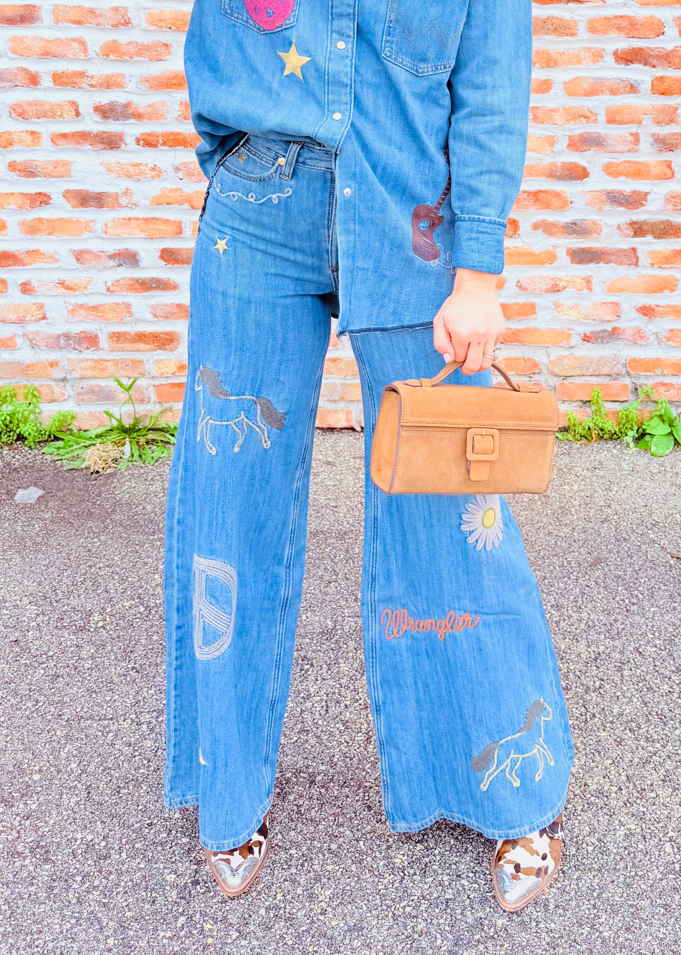 Wrangler Cheeky Wide Leg Jeans