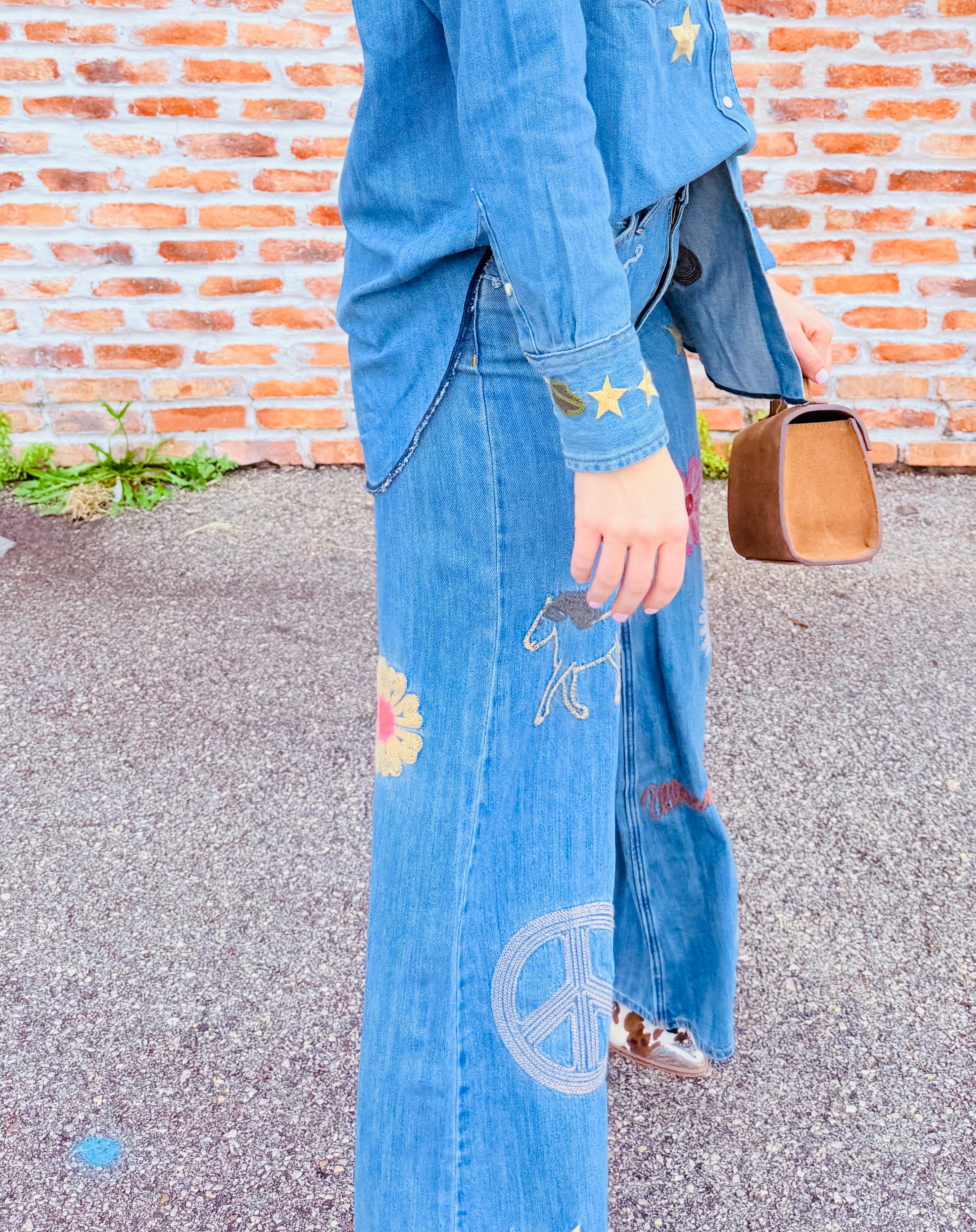 Wrangler Cheeky Wide Leg Jeans