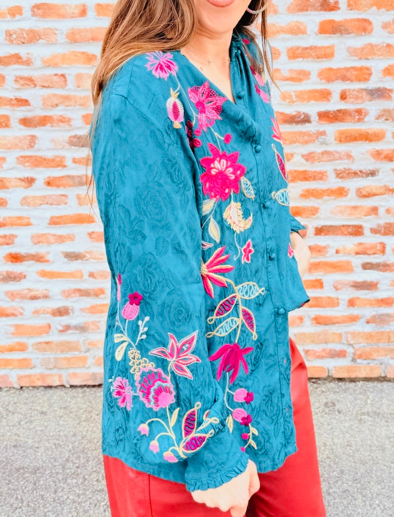 Penellope Ruffle Collar Blouse