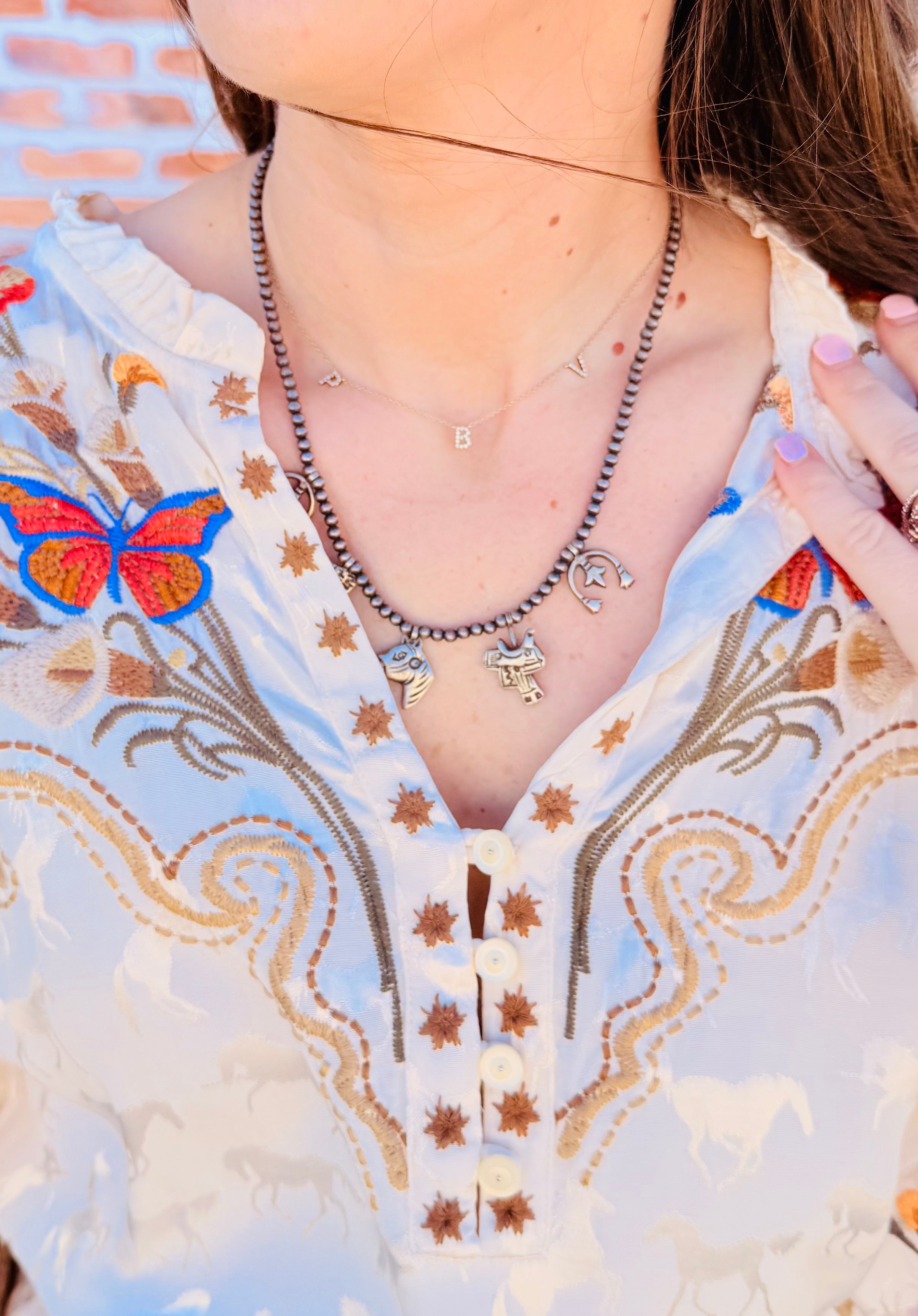 Navajo Western Charm Necklace