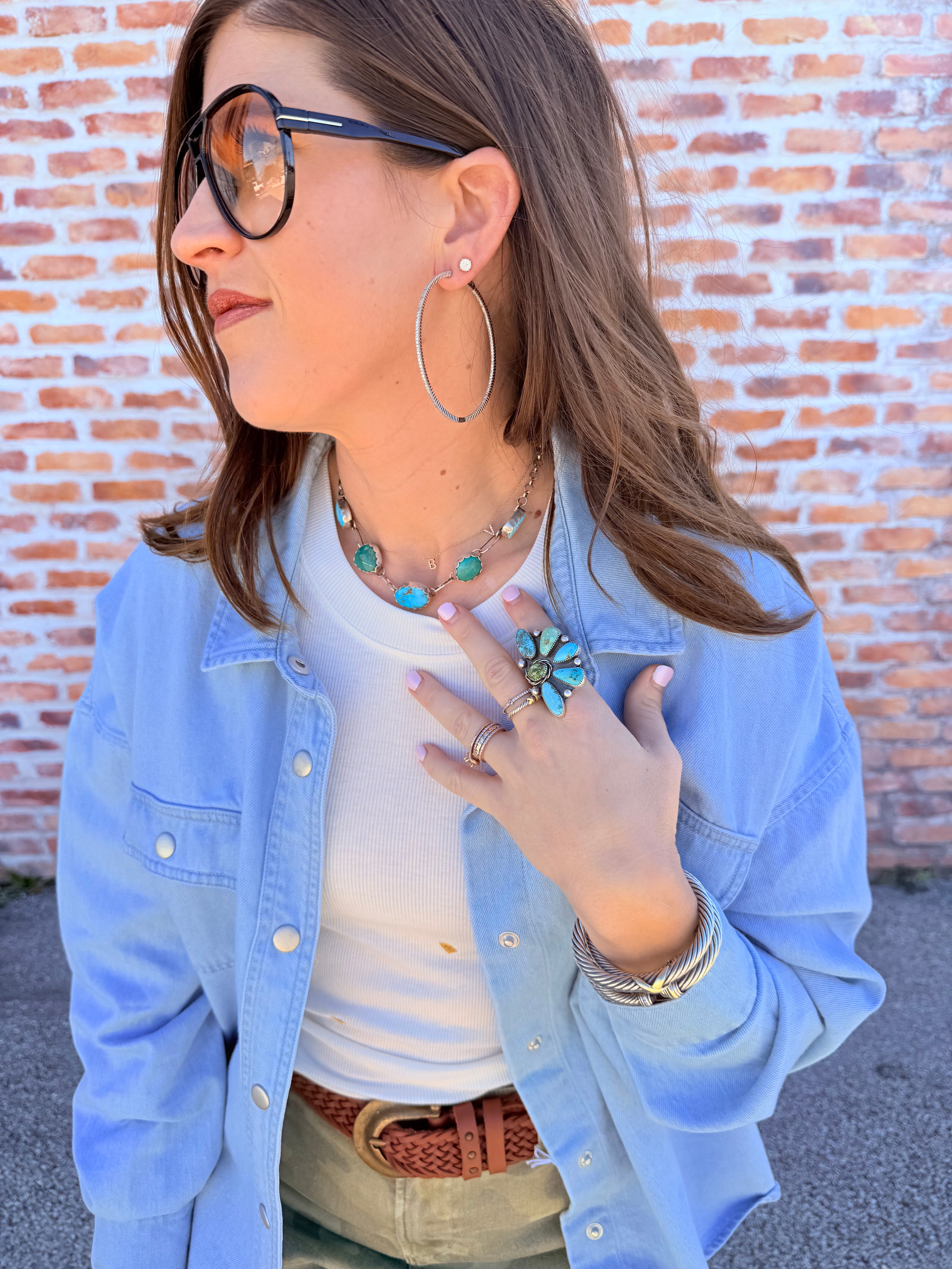 Multi Stone Turquoise Necklace