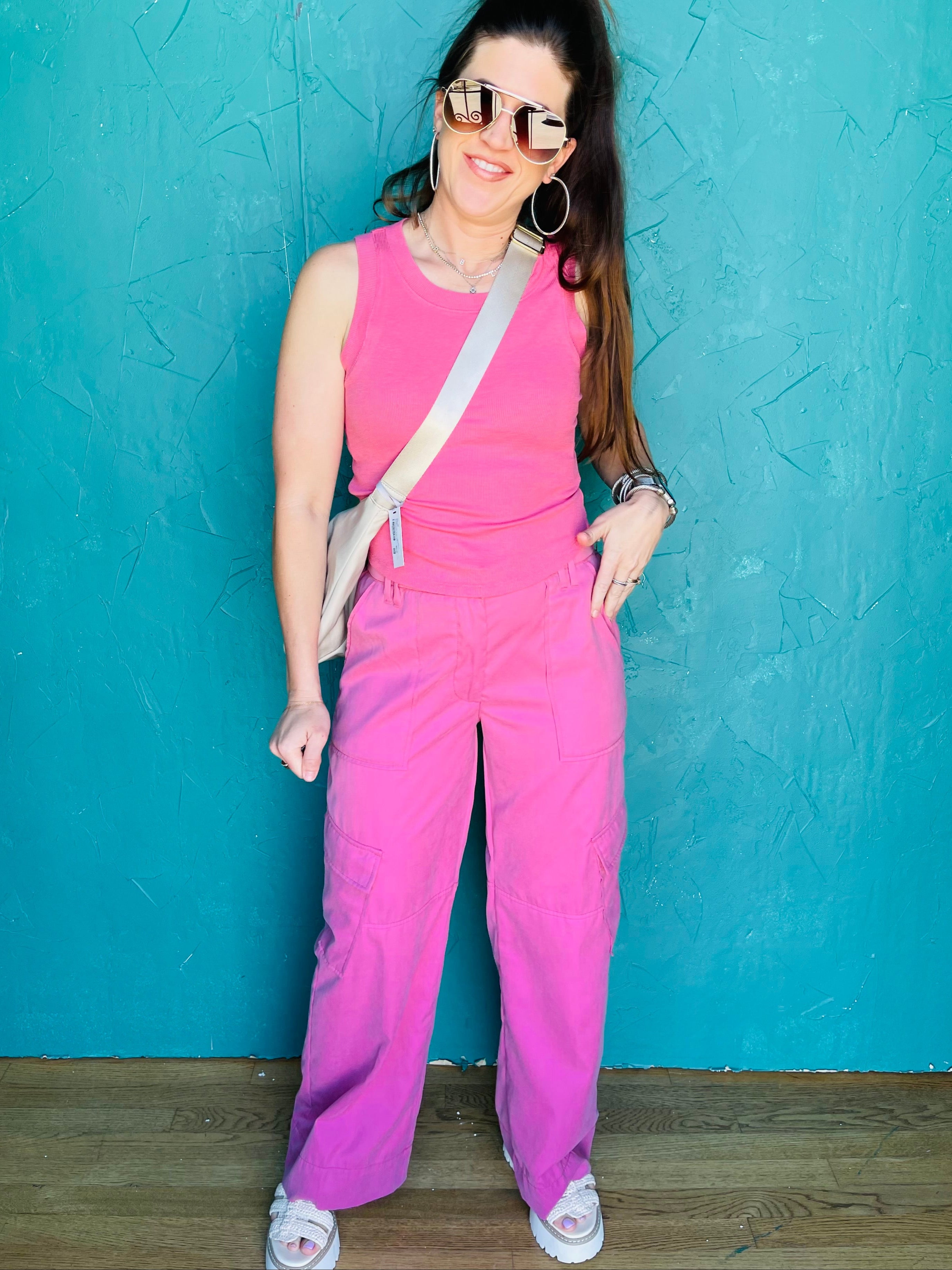 Baby Cleo Crop Ribbed Tank