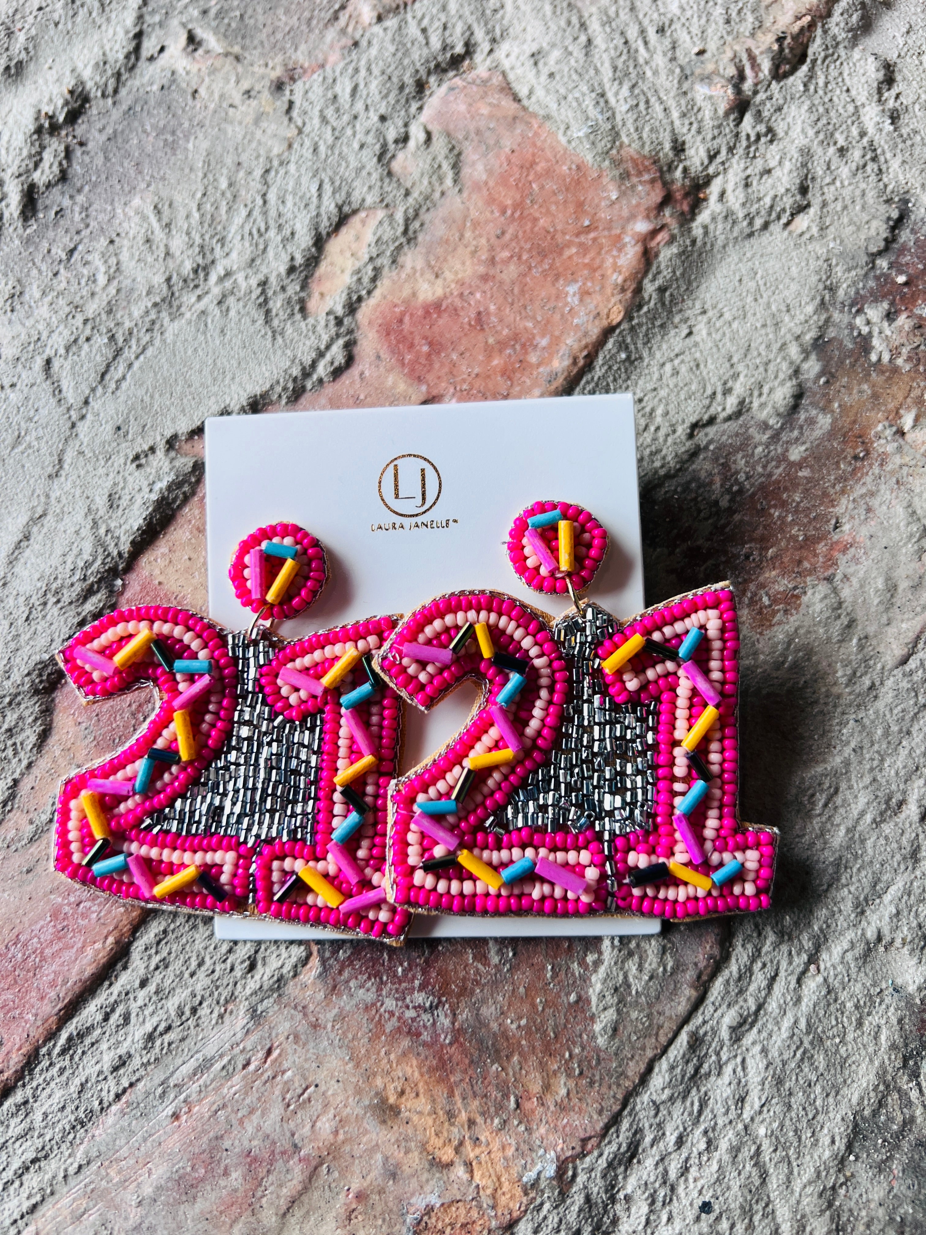 21St Birthday Sprinkle Earring