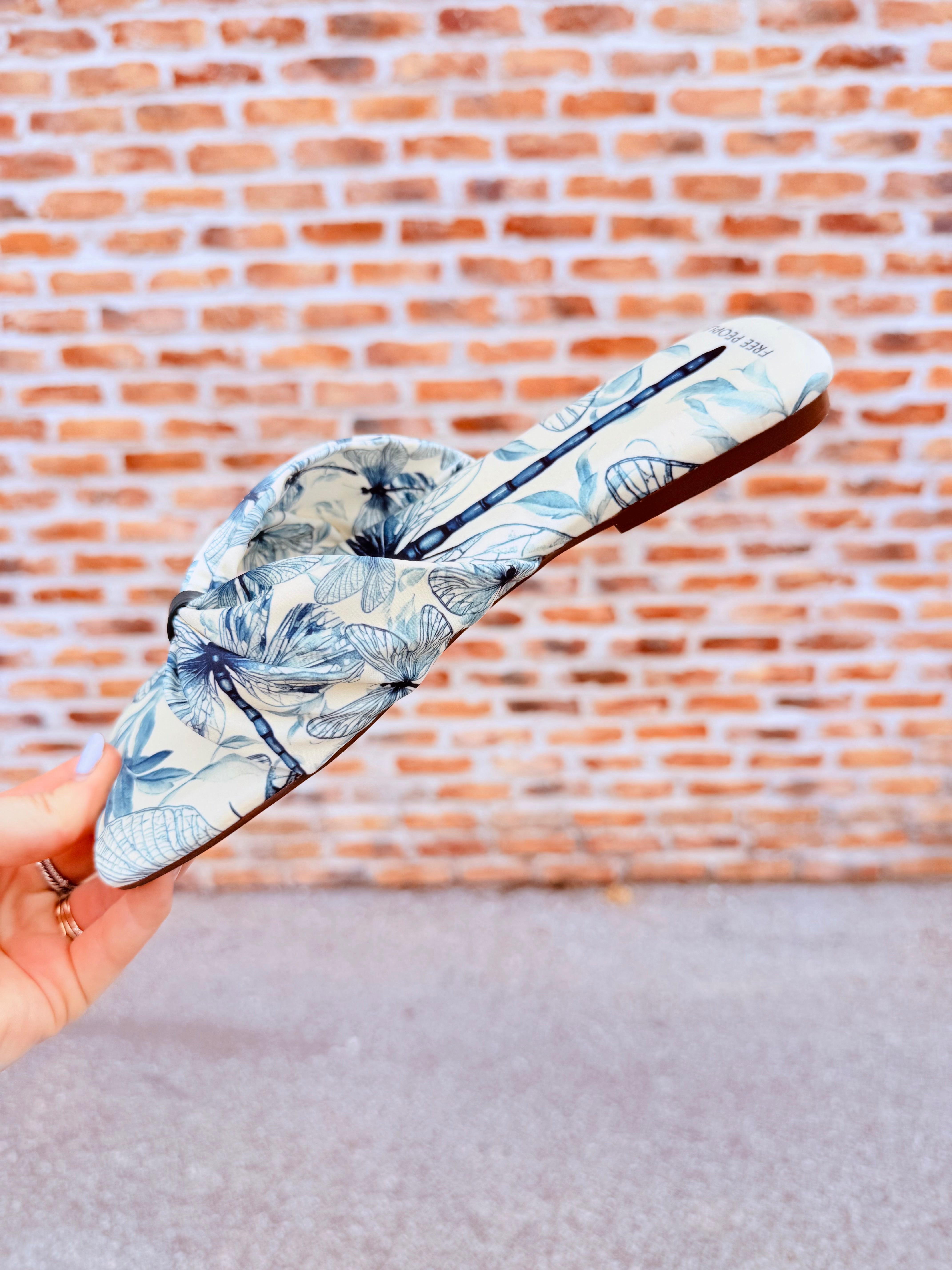 Tia Ruched Dragonfly Sandal