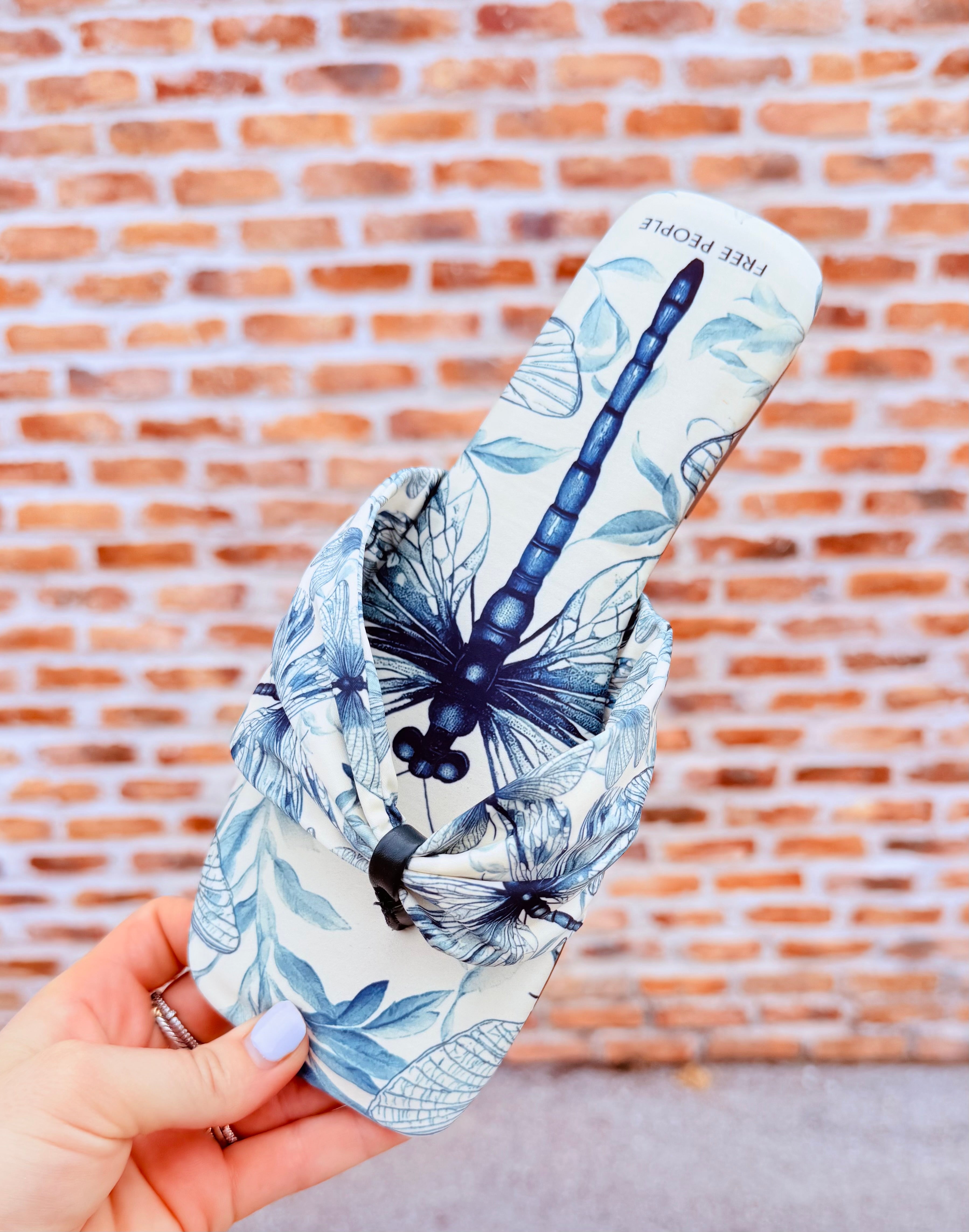 Tia Ruched Dragonfly Sandal