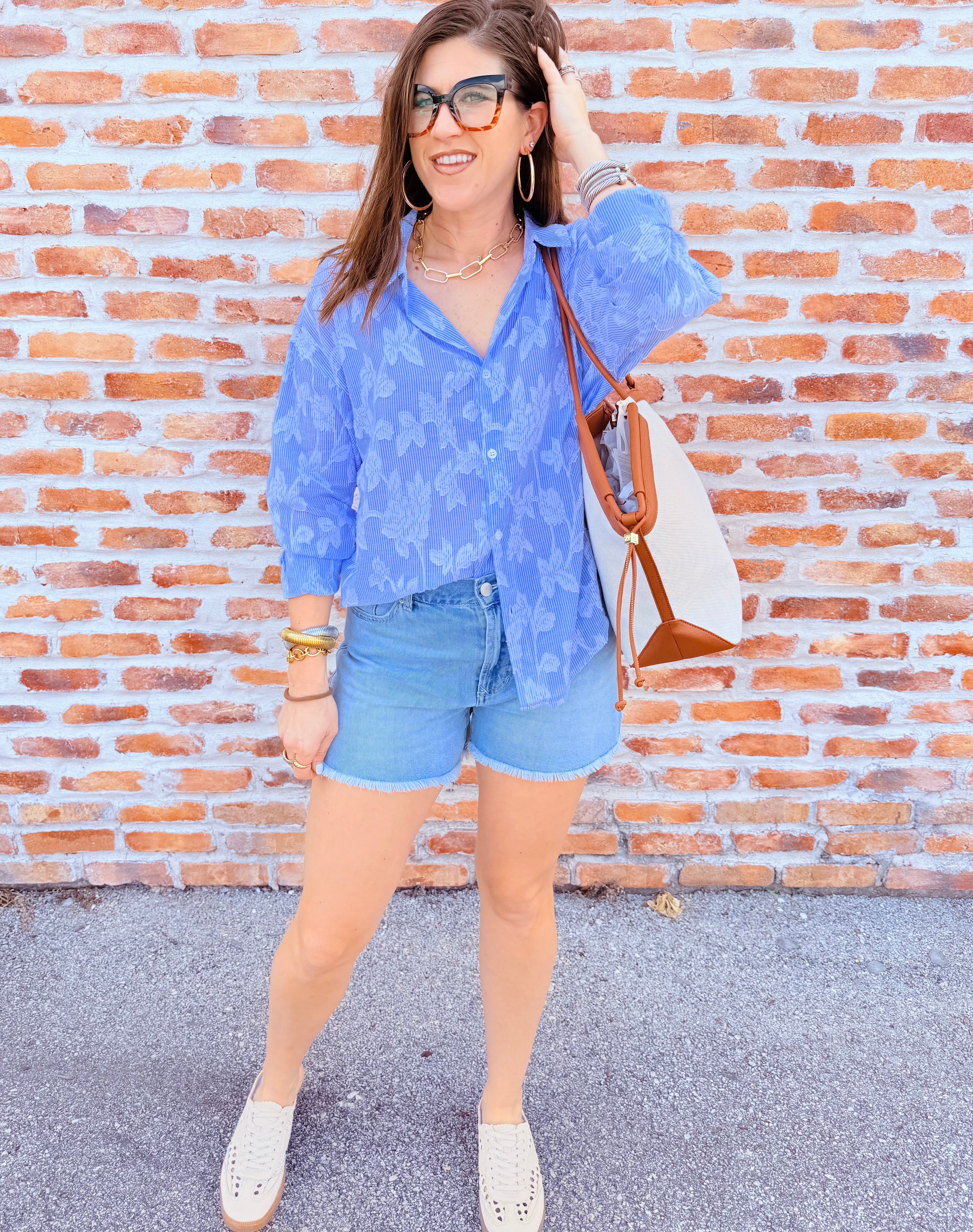 Adrianna Burnout Top