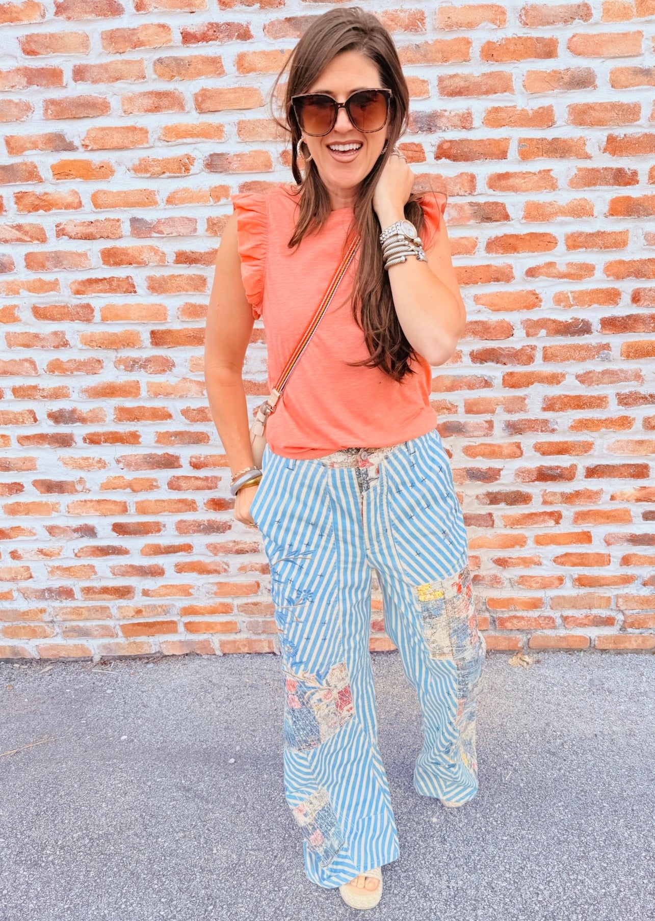 North Ruffle Sleeve Top