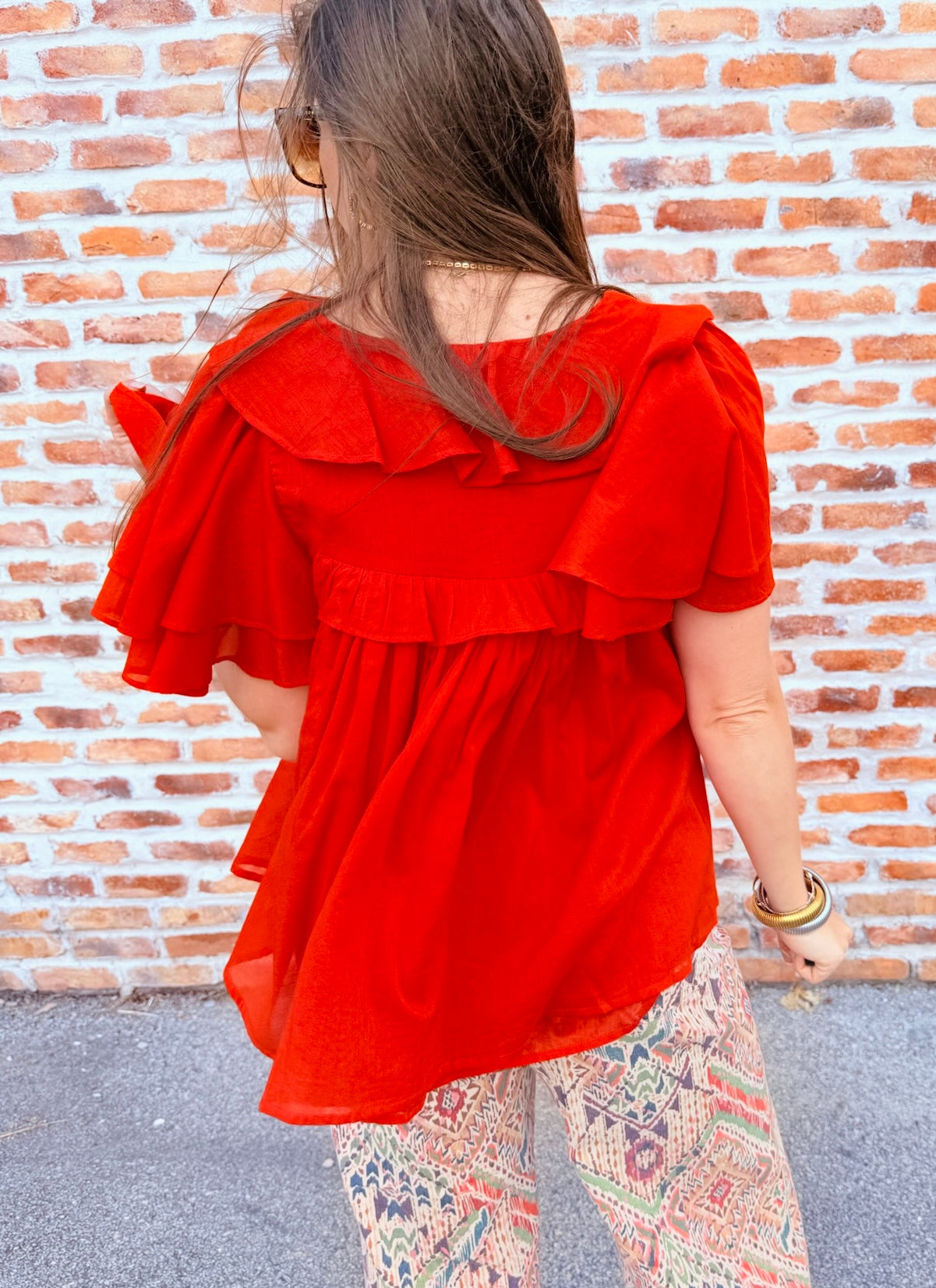 Rosalie Ruffle Top