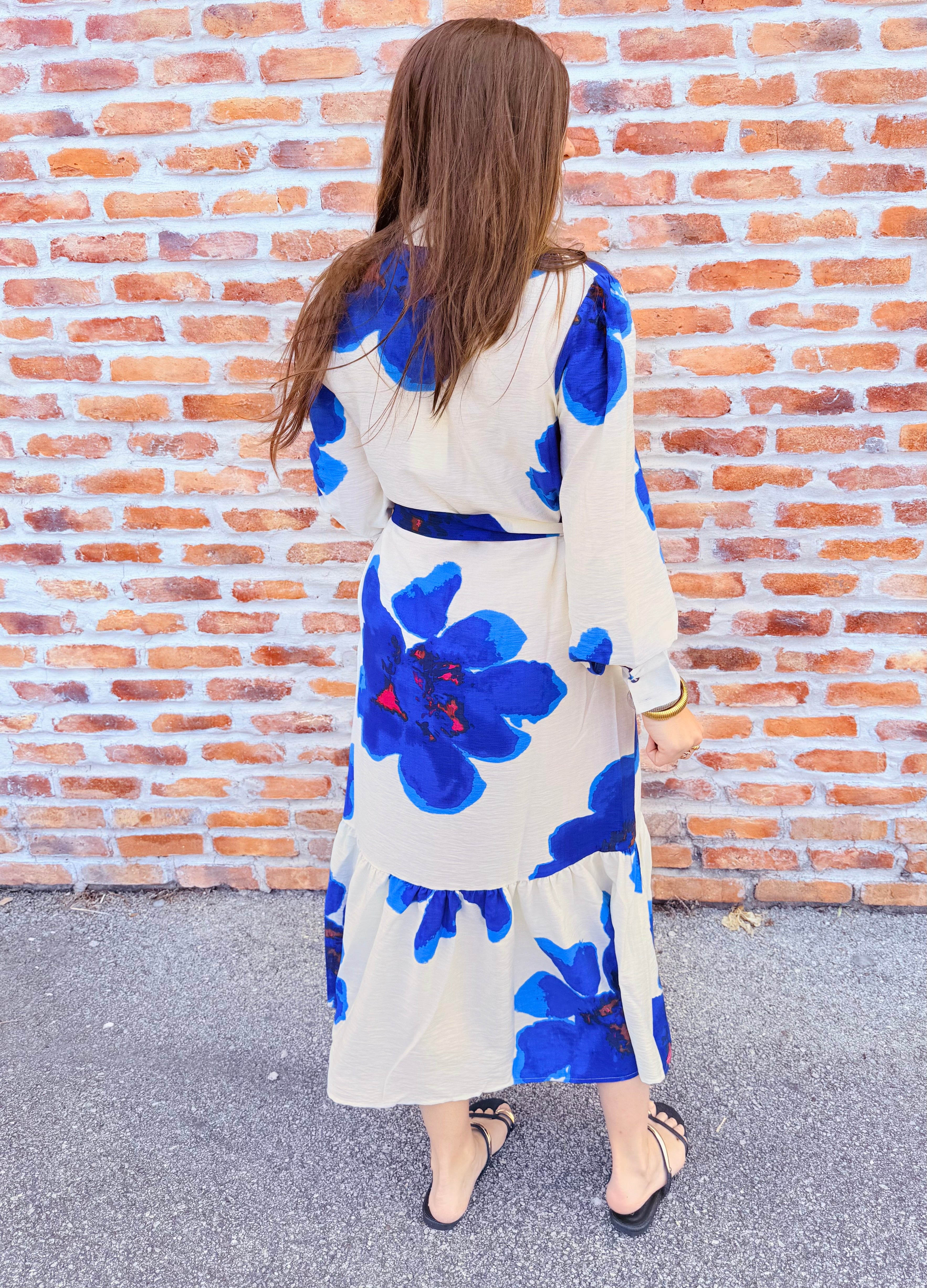 Mila Button Up Midi Dress