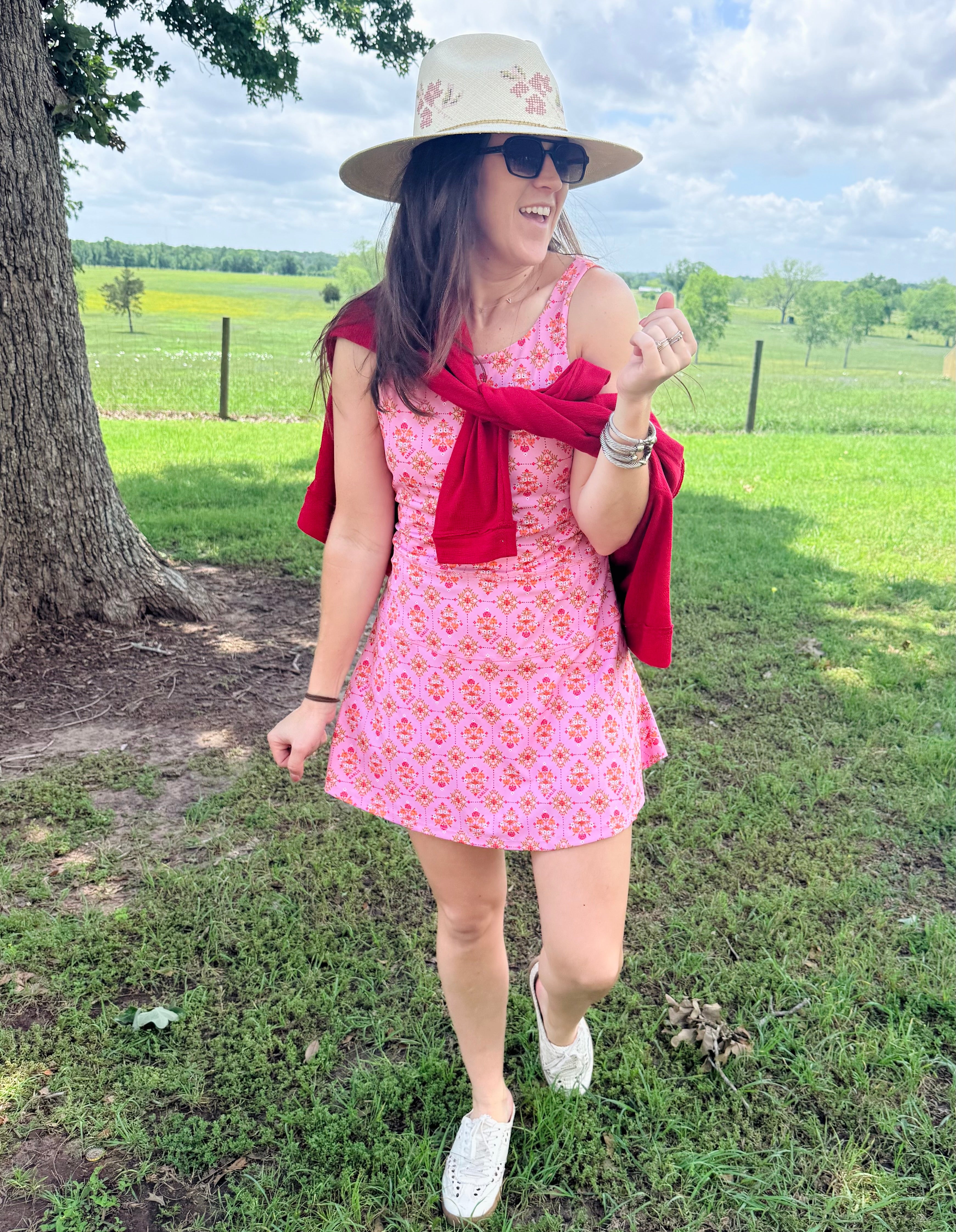 Floral London Vback Kourt Dress