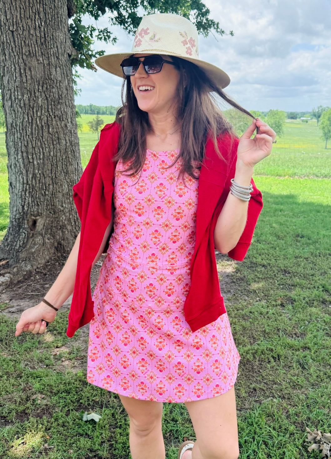 Floral London Vback Kourt Dress