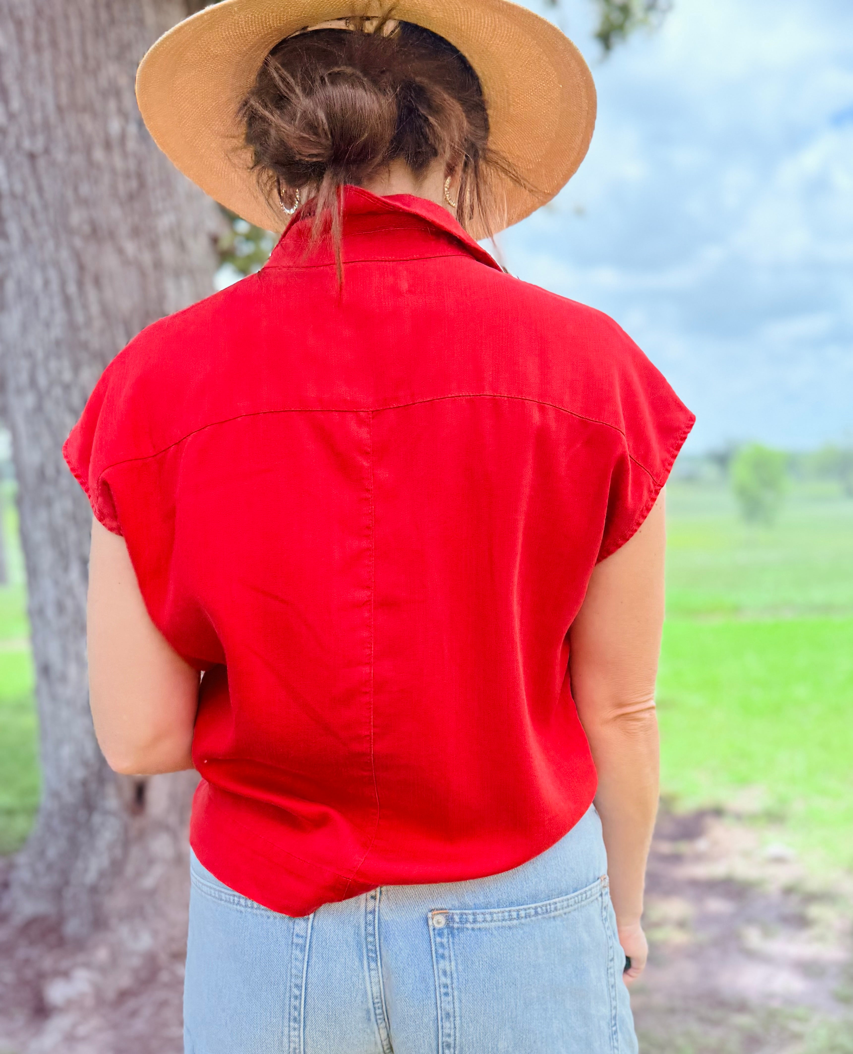 Cruz Cap Sleeve Top