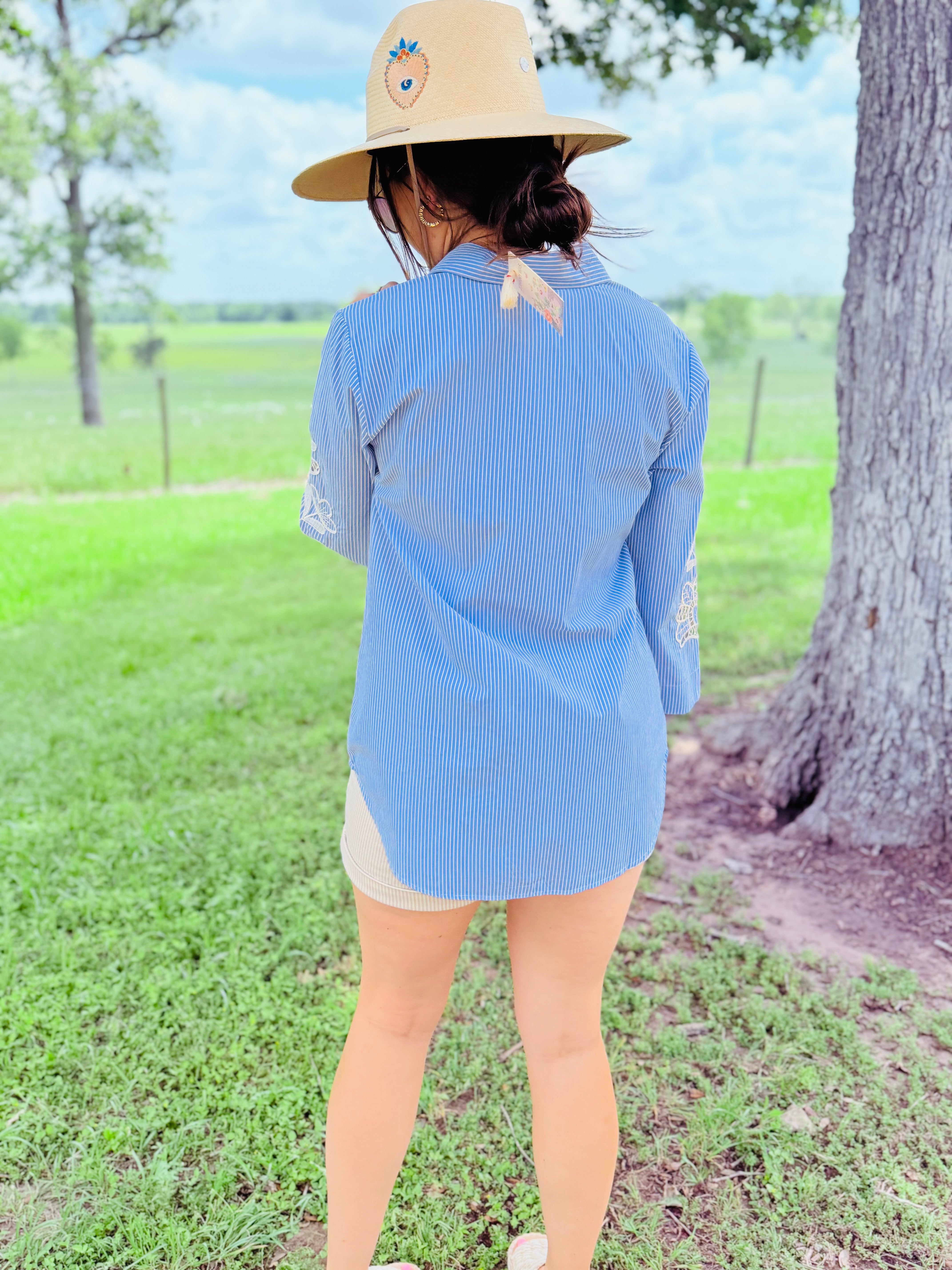 Christine Eyelet Sleeve Kimono