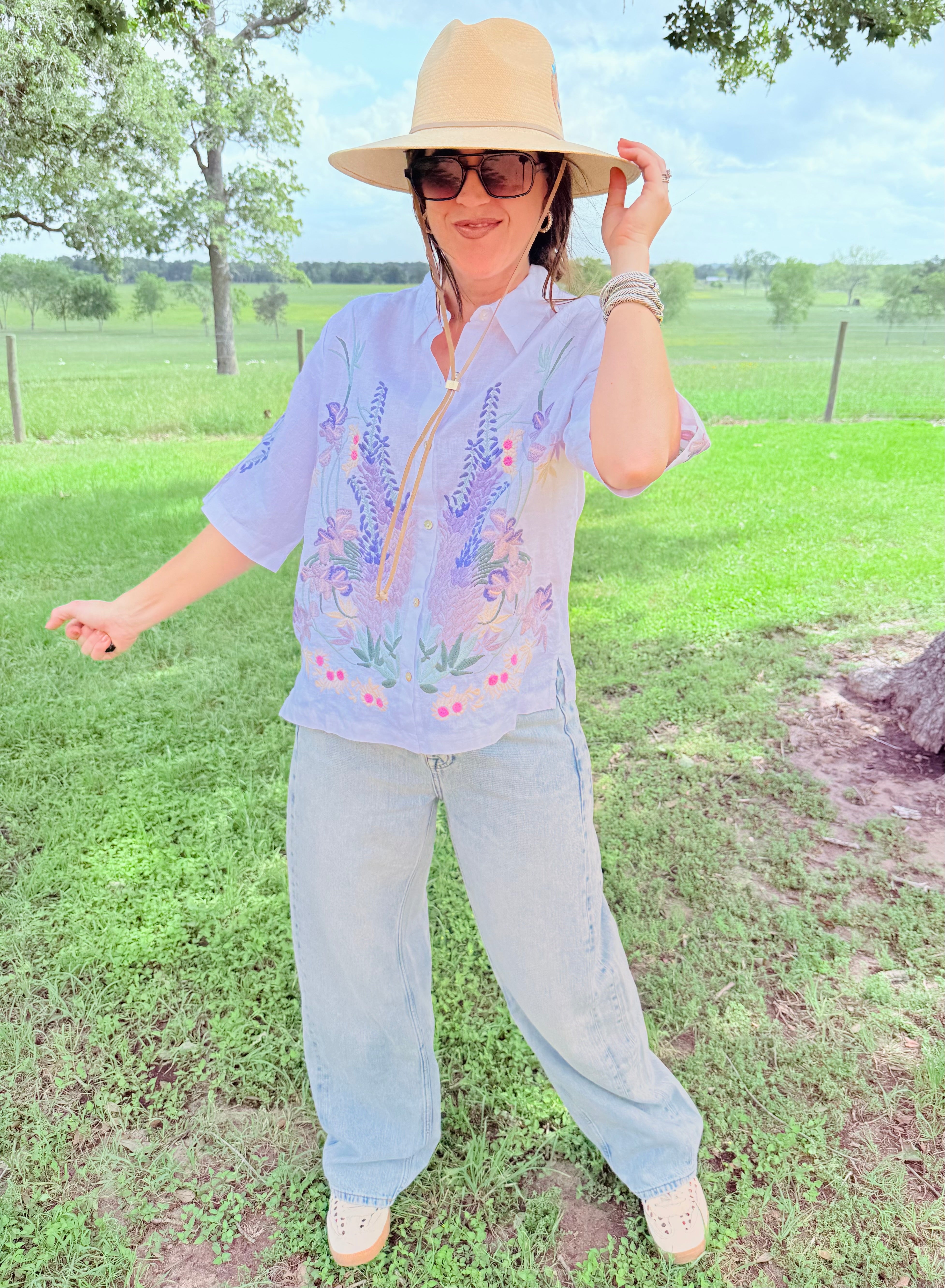 Marleigh Linen Kimono Shirt