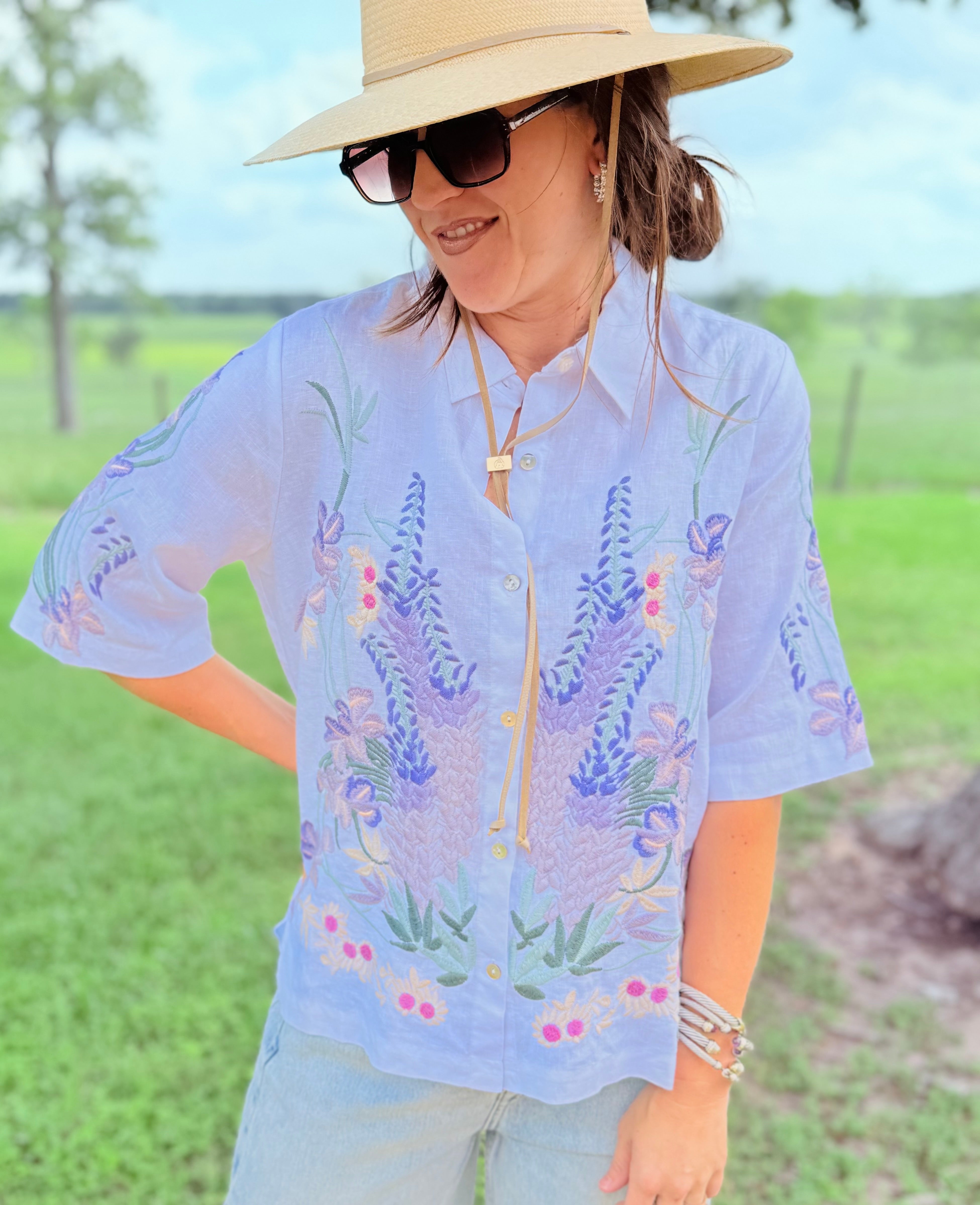 Marleigh Linen Kimono Shirt