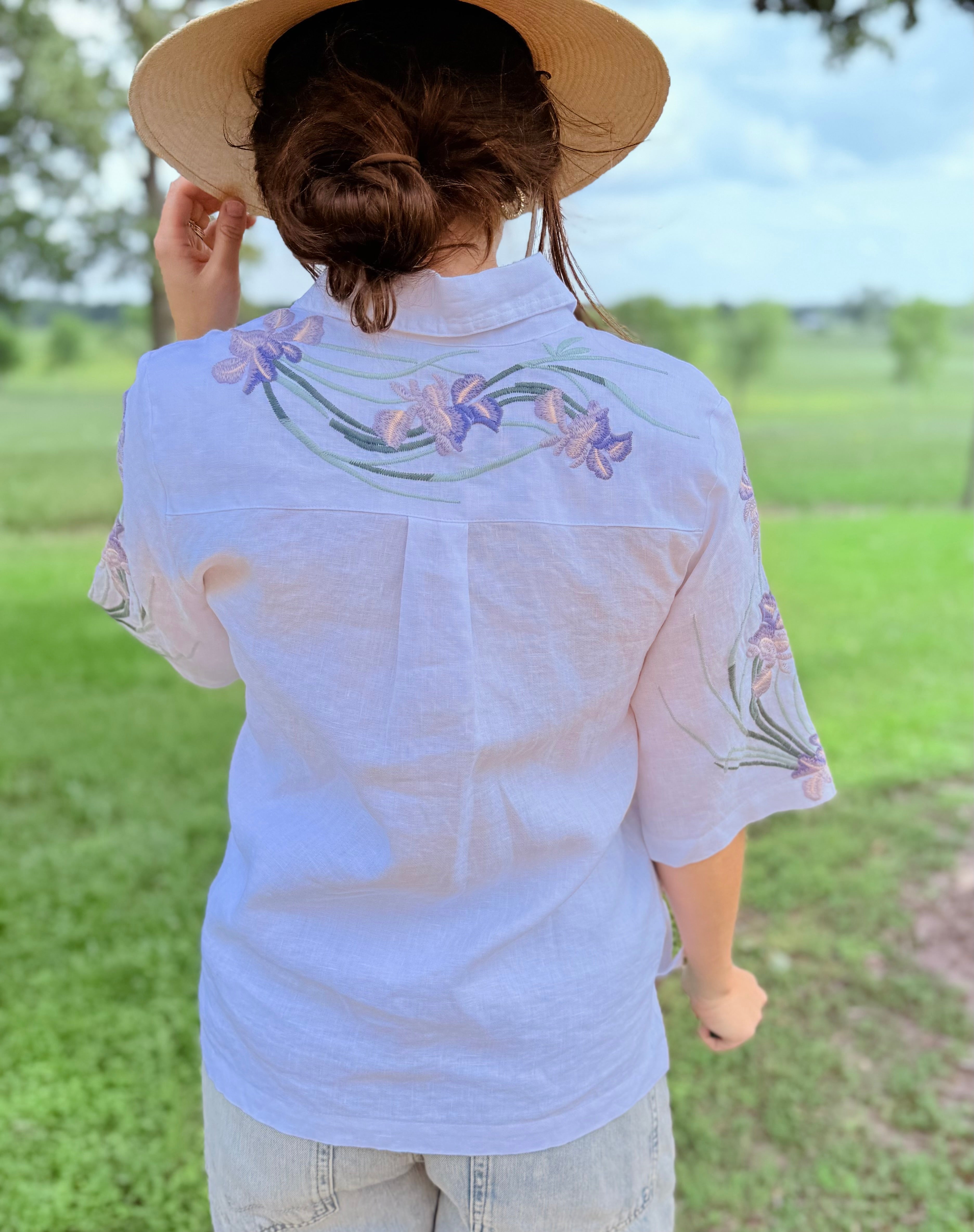 Marleigh Linen Kimono Shirt