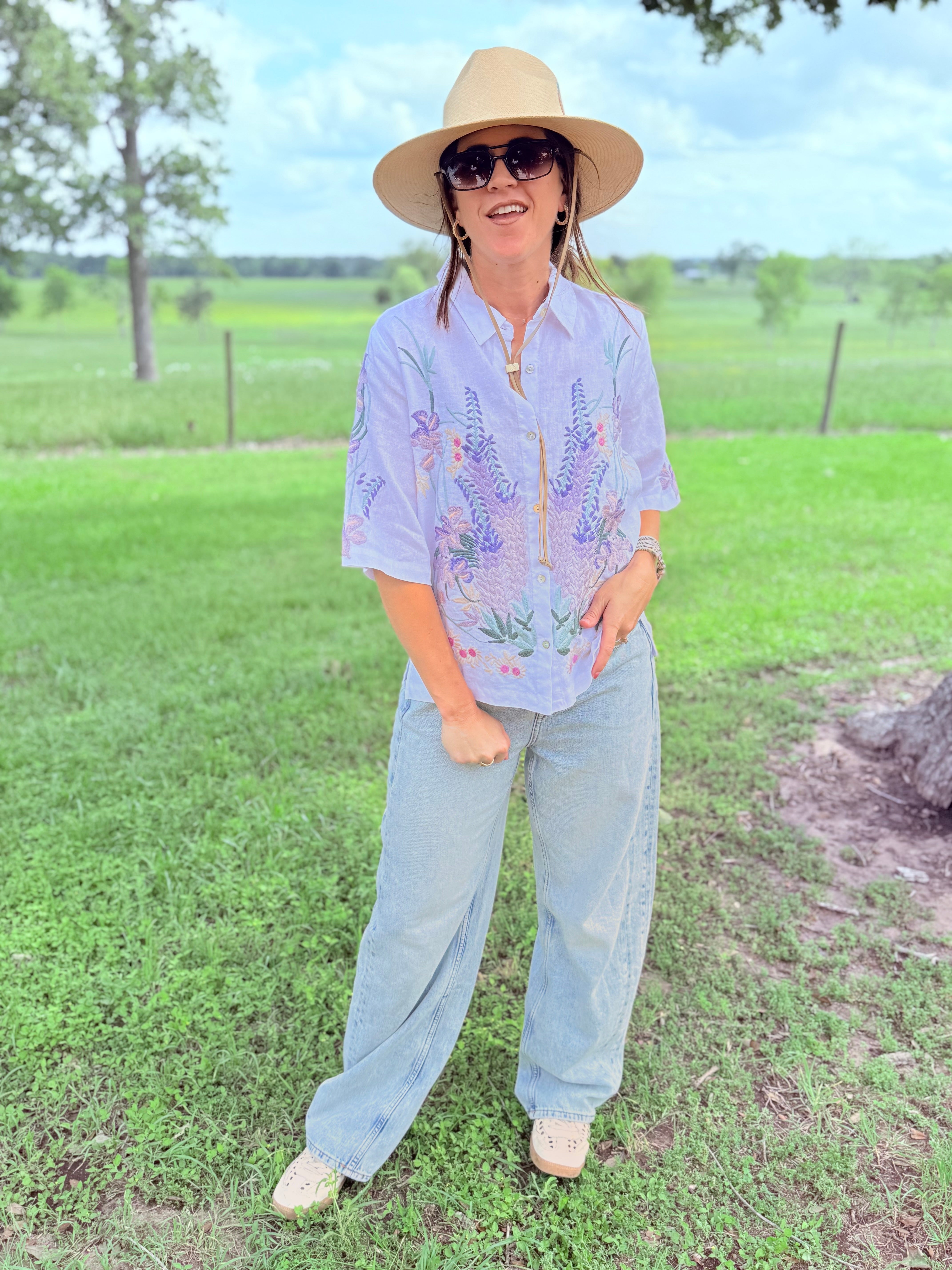 Marleigh Linen Kimono Shirt