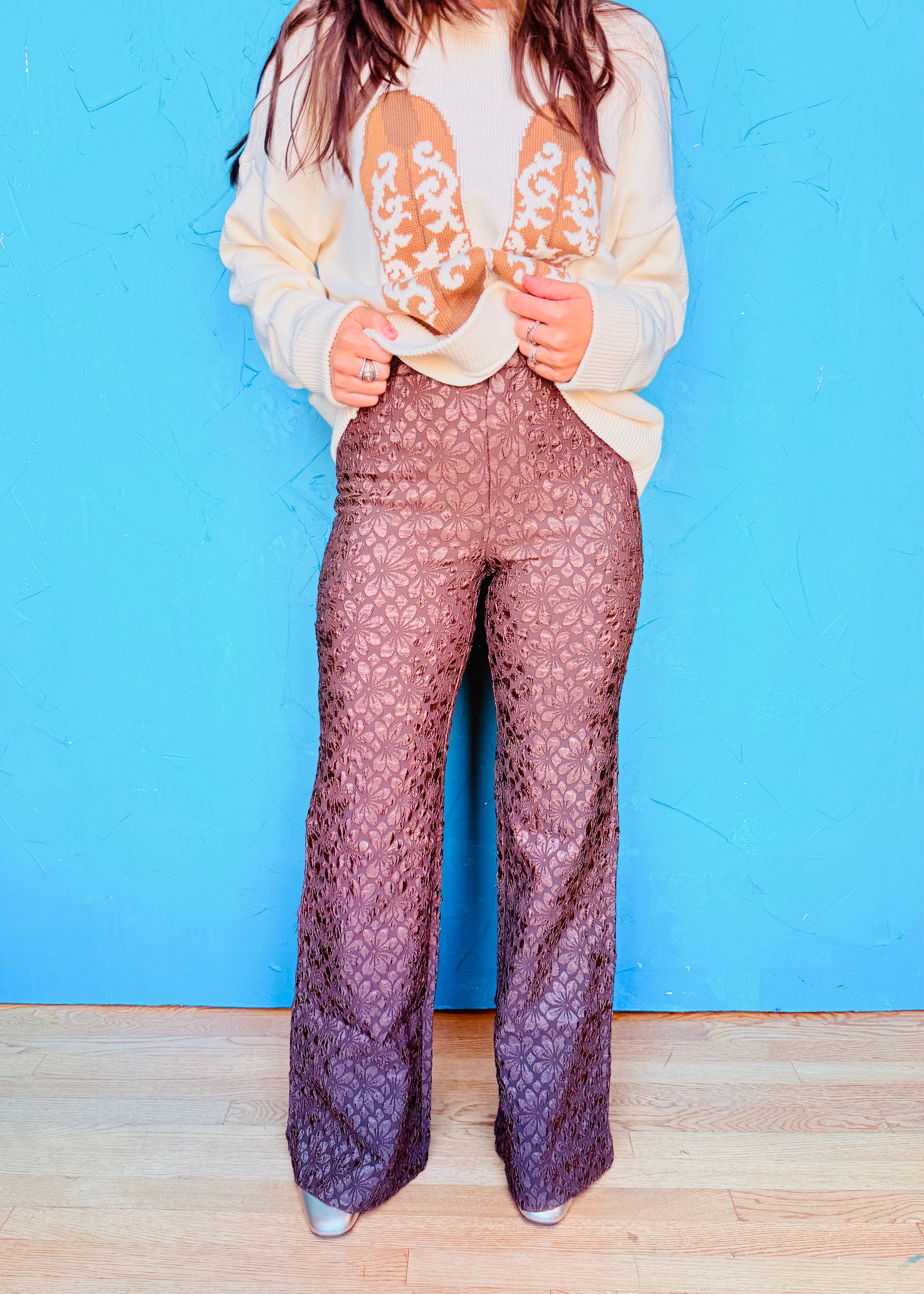 Runaway Floral Flare Pant