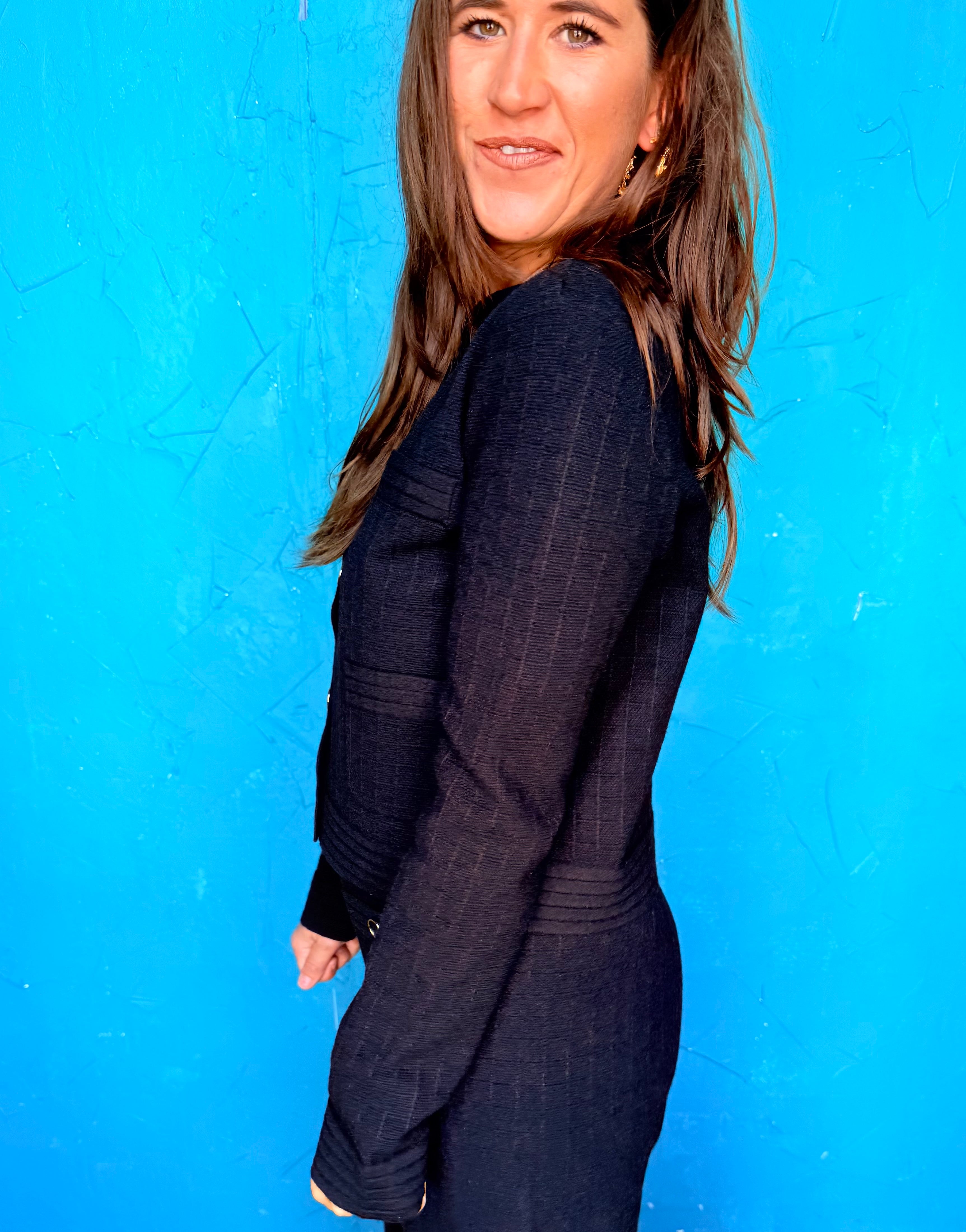 Black Cover Up Jacket