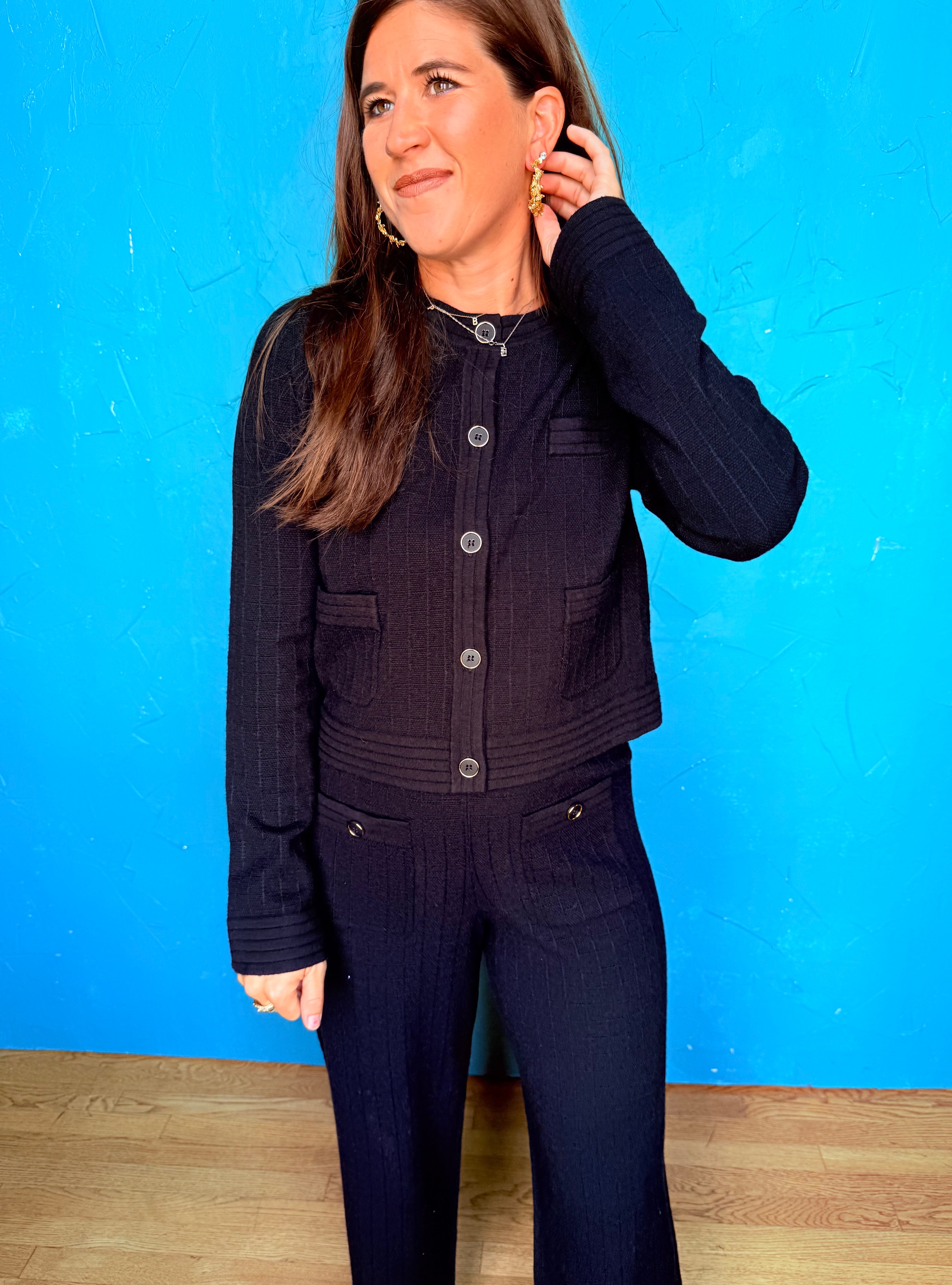 Black Cover Up Jacket