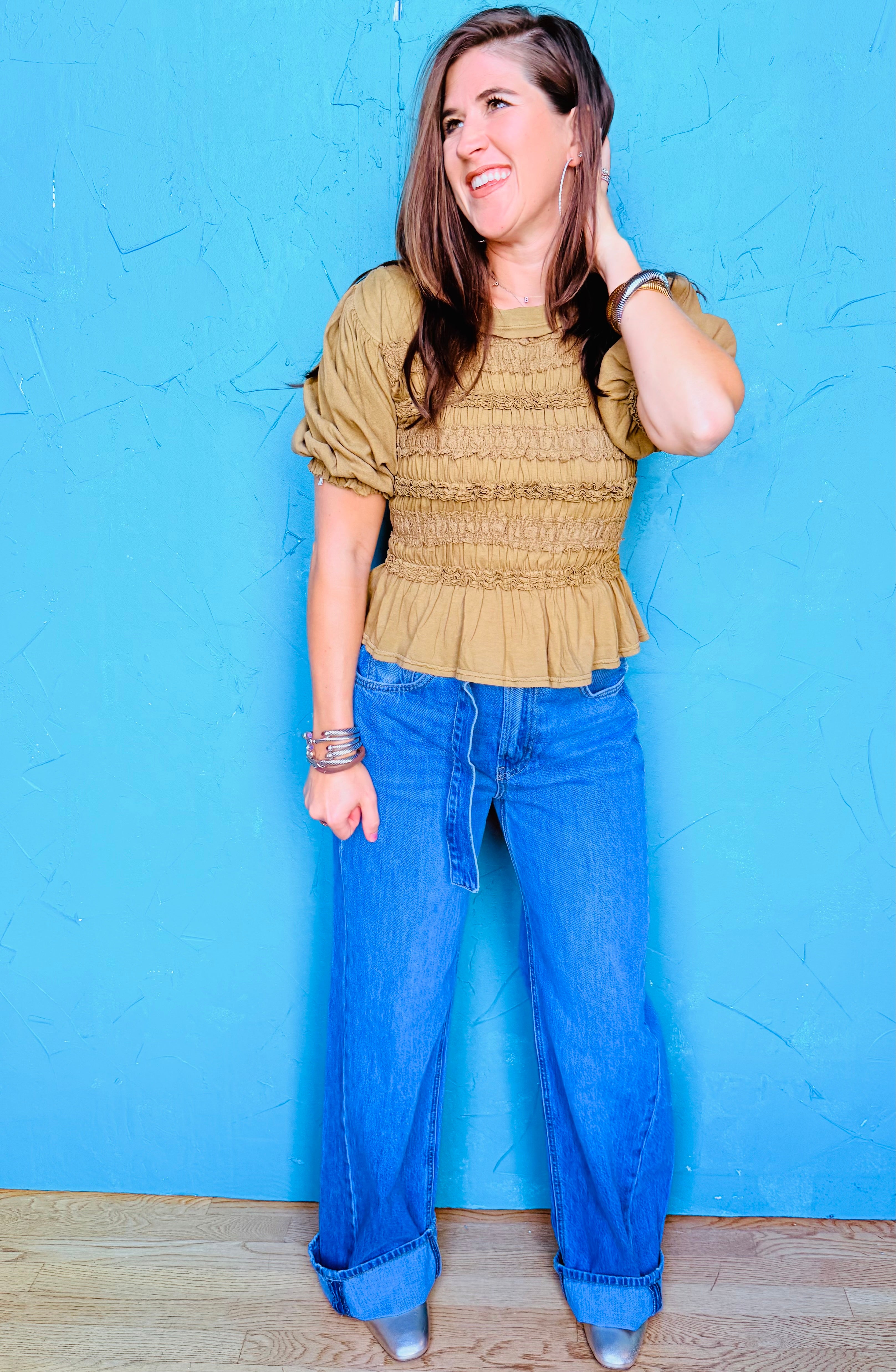 East Bay Cuffed Jeans