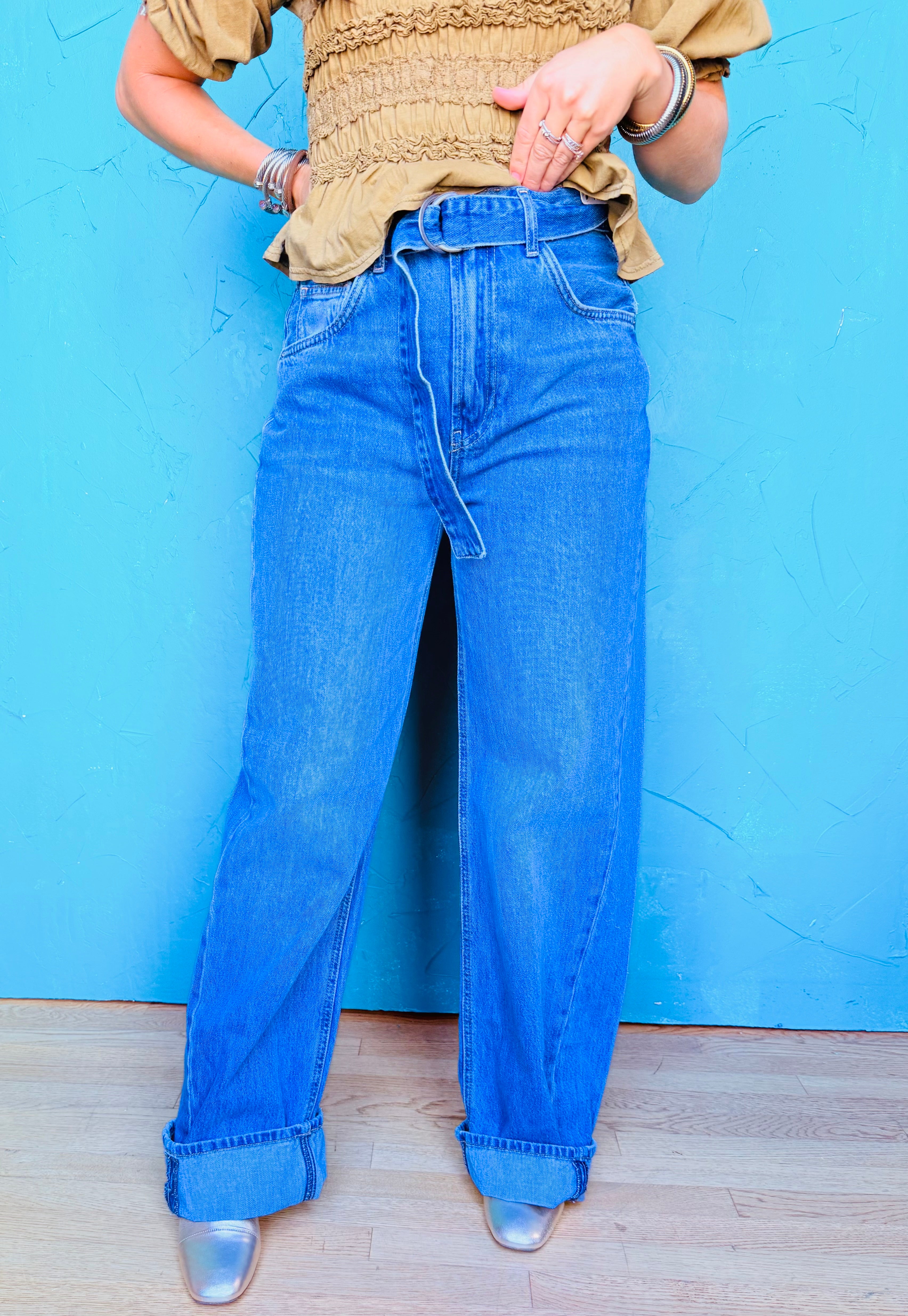 East Bay Cuffed Jeans