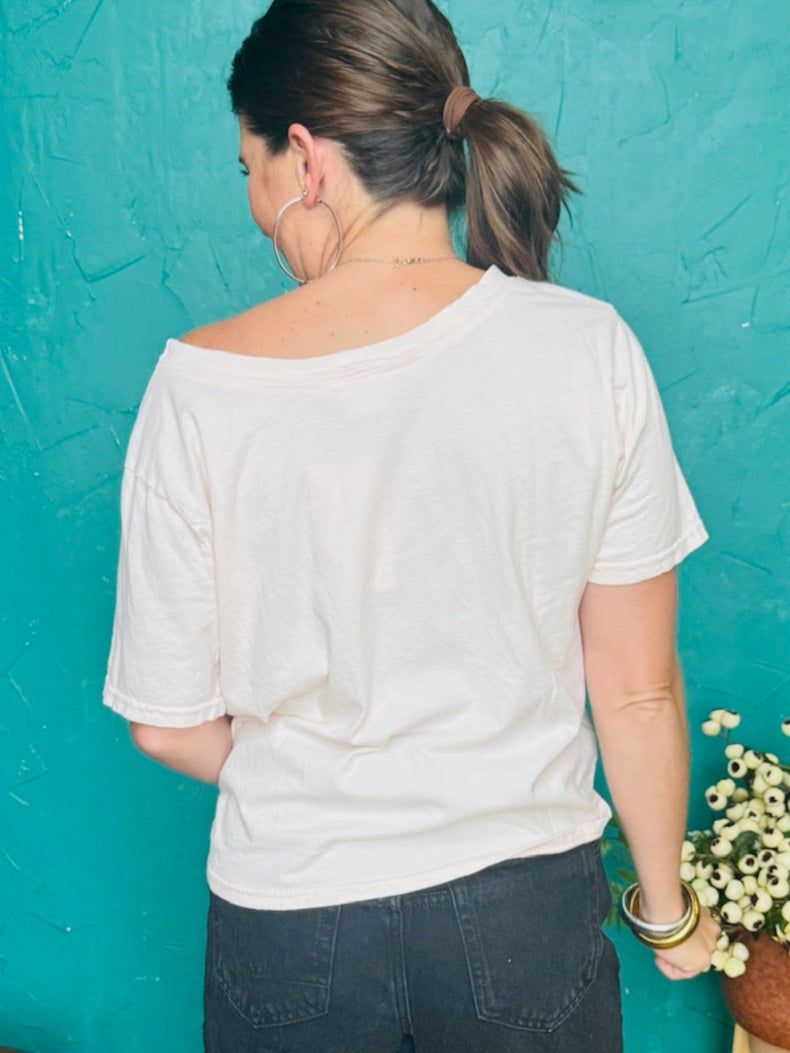 Cheers Wide Neck Tee