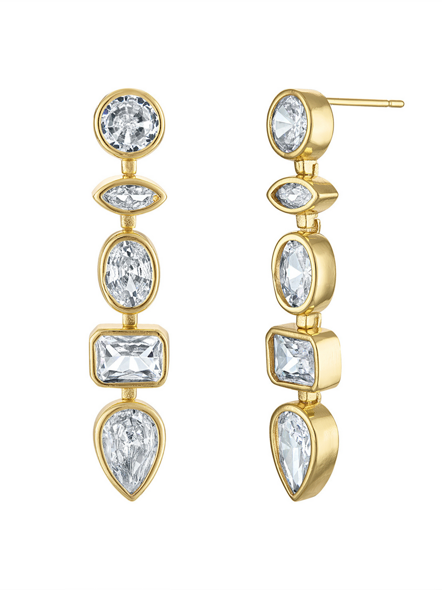 Marie Jewel Drop Earring