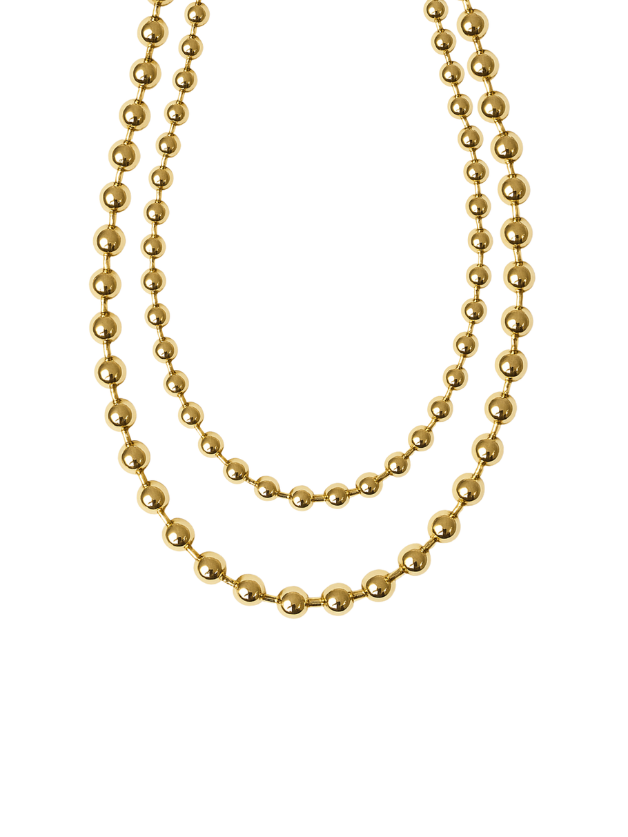 Pierce Double Layer Necklace