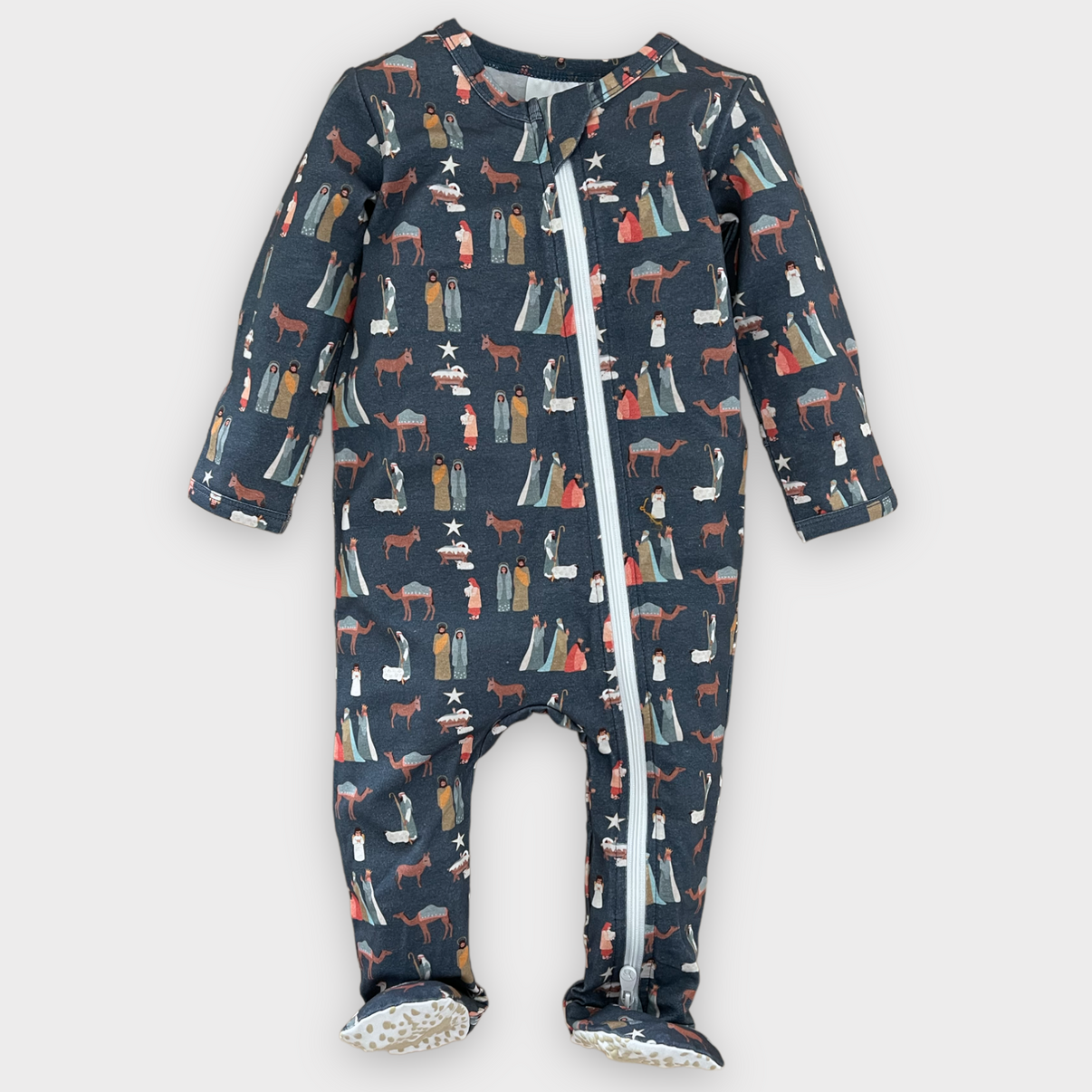 Modal Zipper Footie Pajama