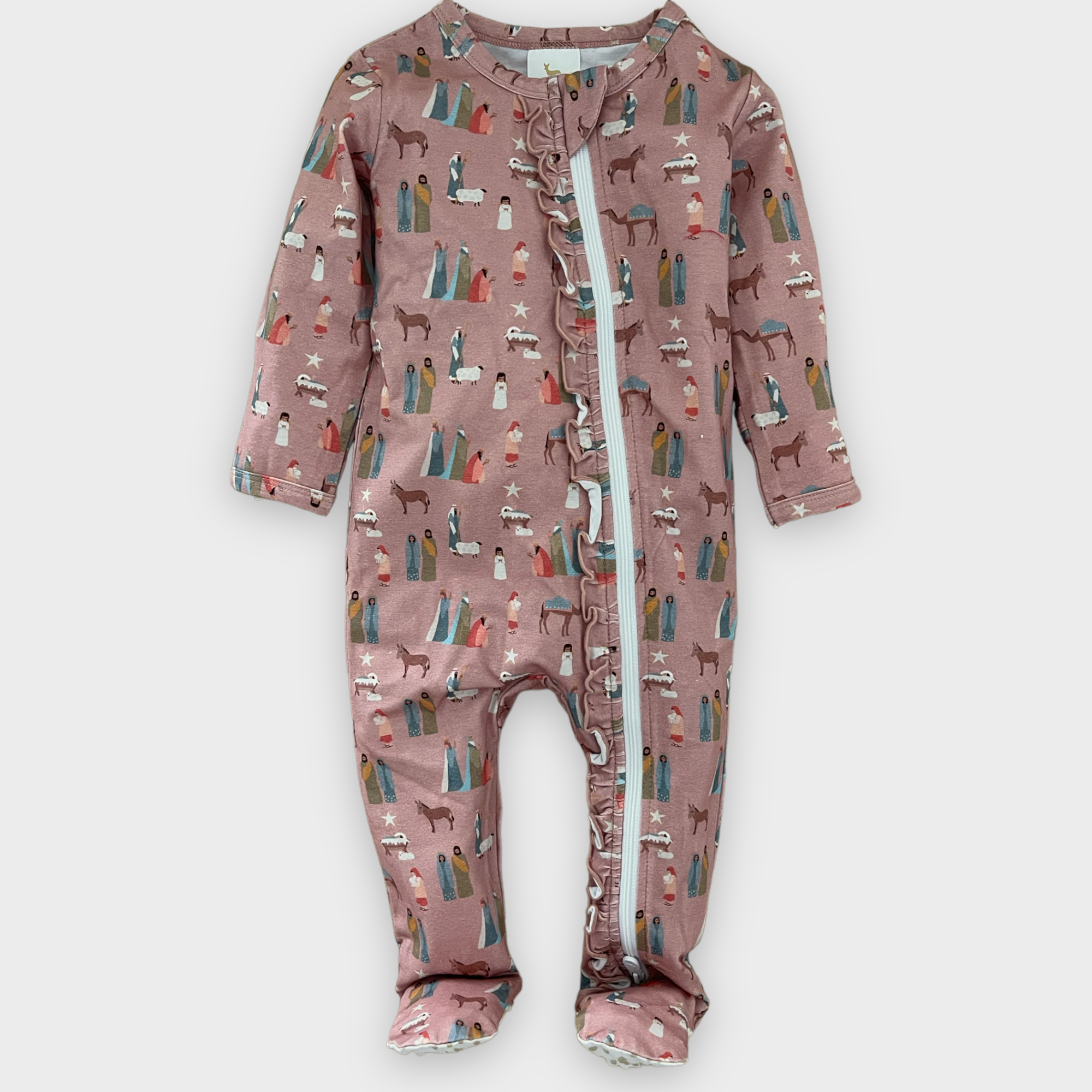 Modal Zipper Footie Pajama