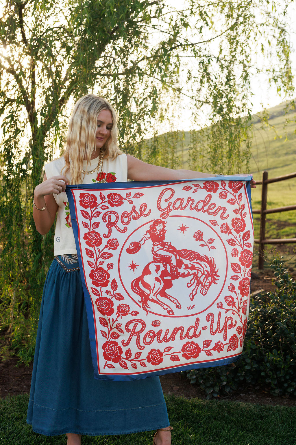 Rose Wild Rag