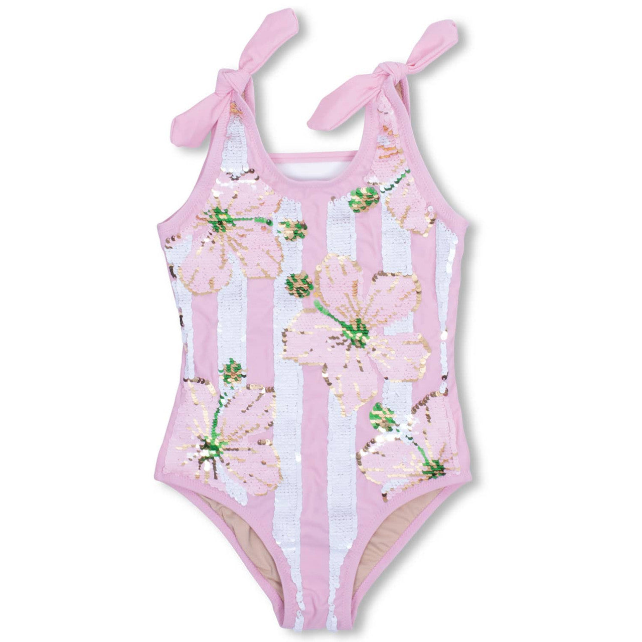 Flip Sequin Hibiscus Swimsuit