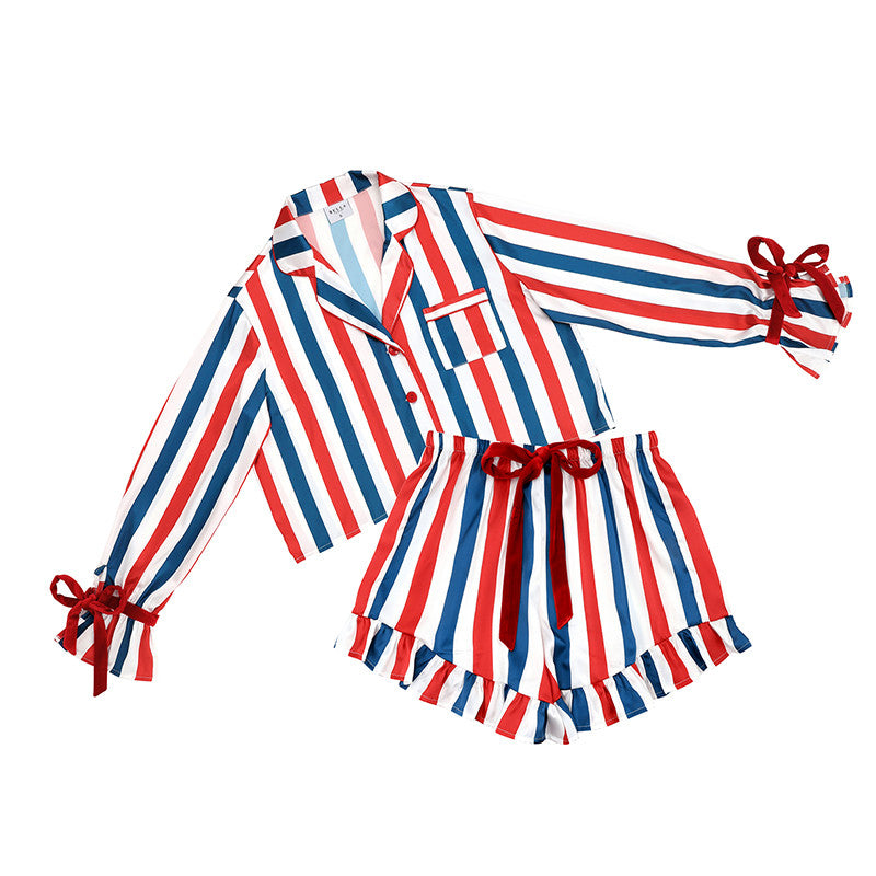 Ruffled Short Pj Set
