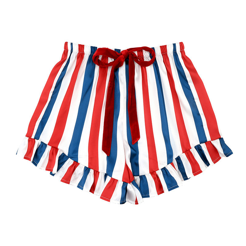 Ruffled Short Pj Set