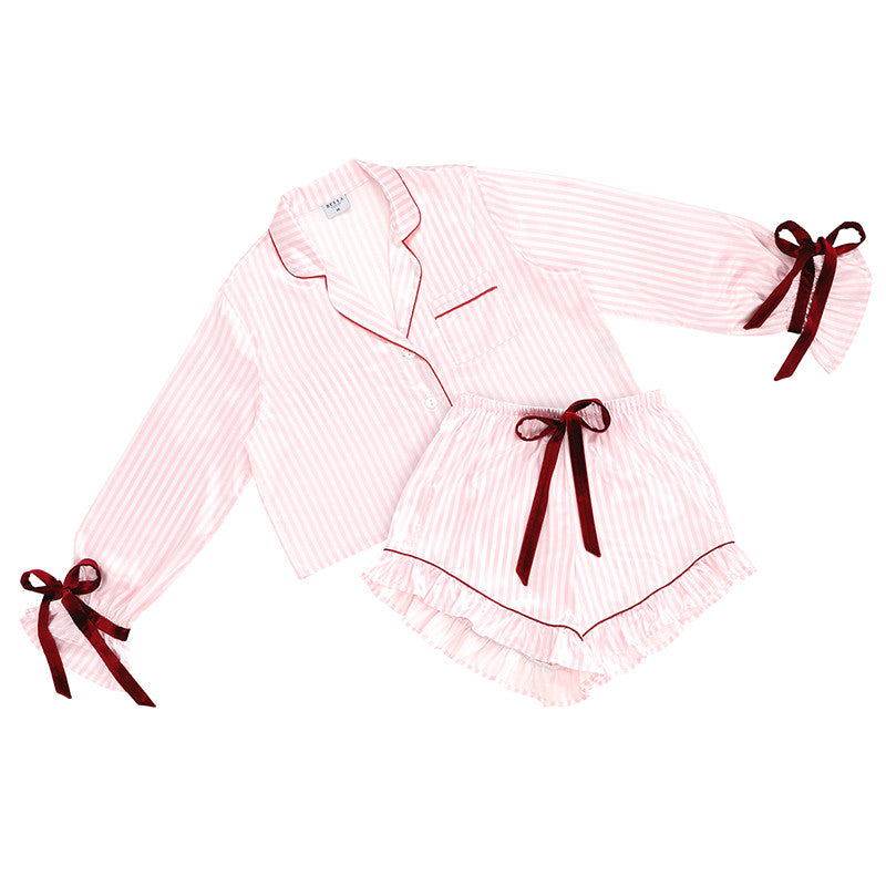 Ruffled Short Pj Set